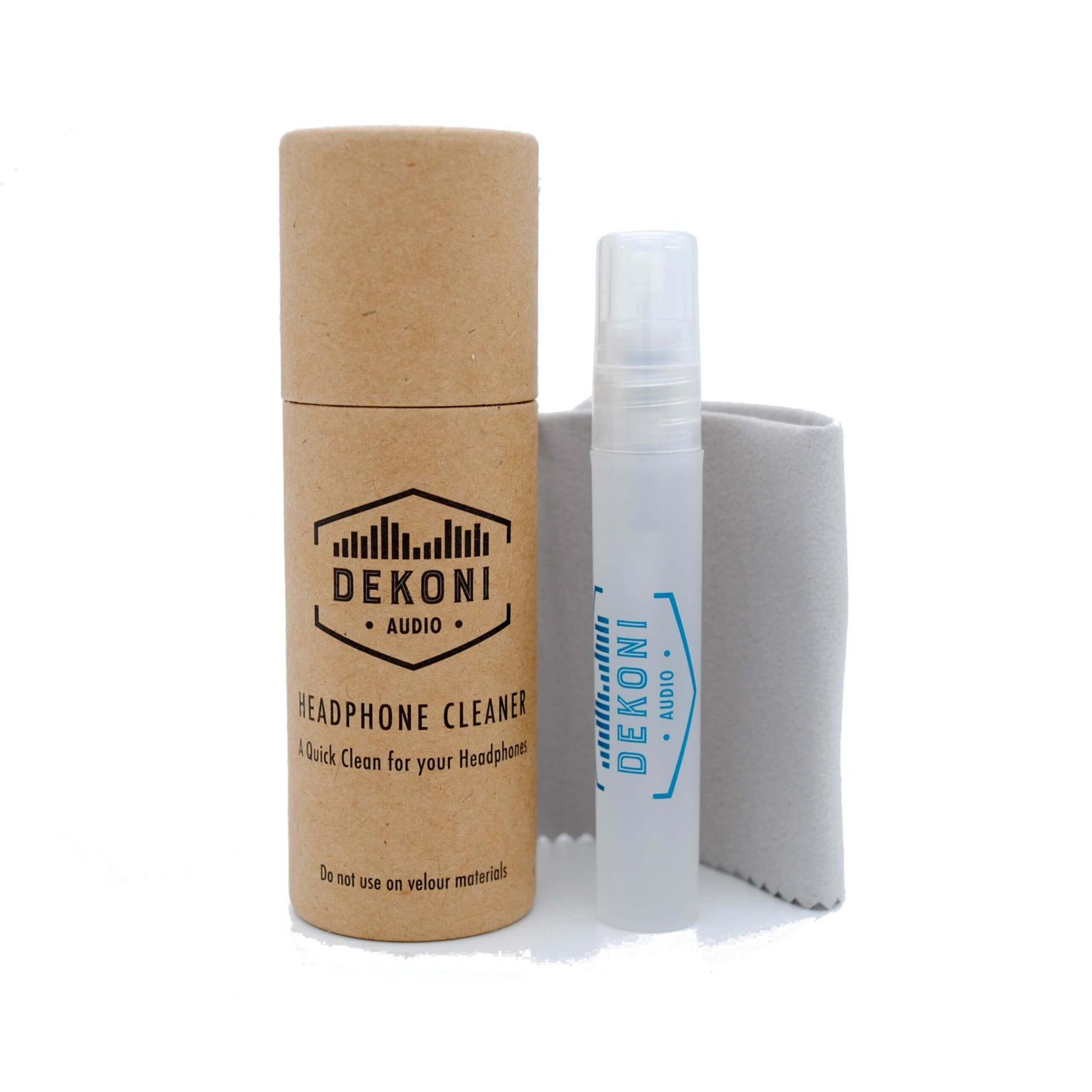Dekoni Audio Headphone Cleaning Kit with Cleaning Spray and Cloth thumbnail 2