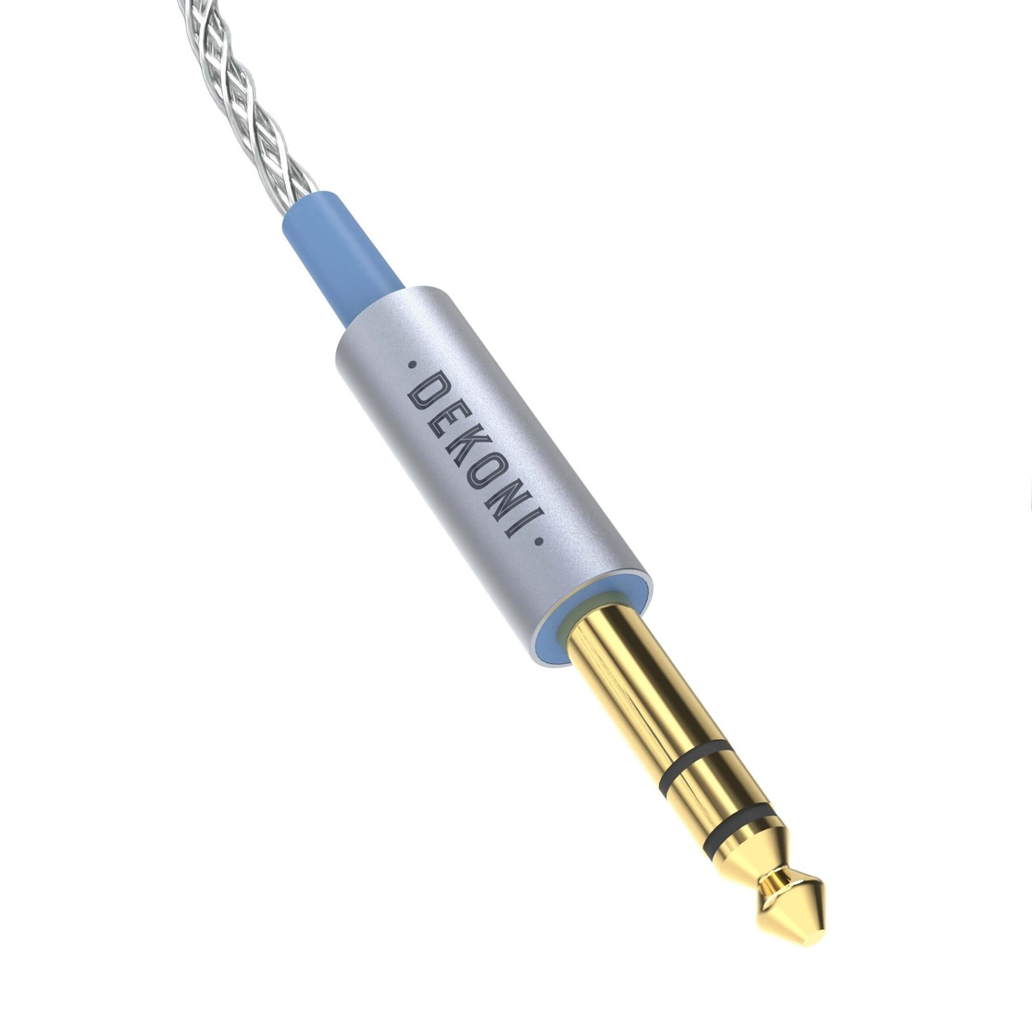 Dekoni Audio Ensemble 1/4" 52" Braided Cable with HD600 Headphone Connectors thumbnail 6
