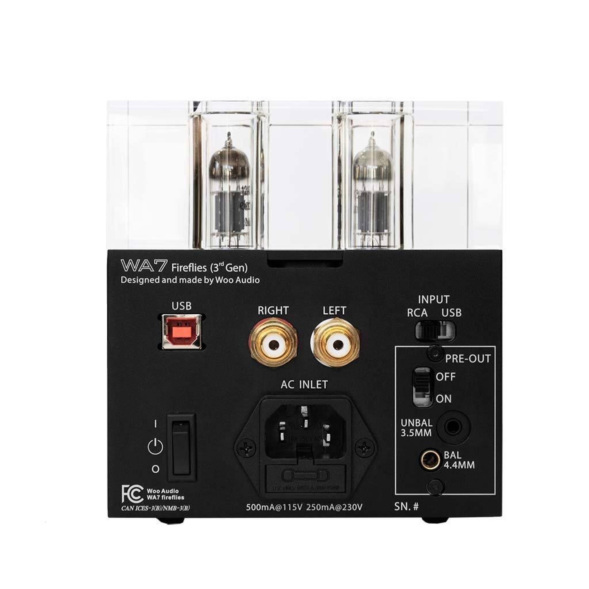 Woo Audio WA7 Fireflies 3rd Gen Headphone Tube Amplifier thumbnail 4