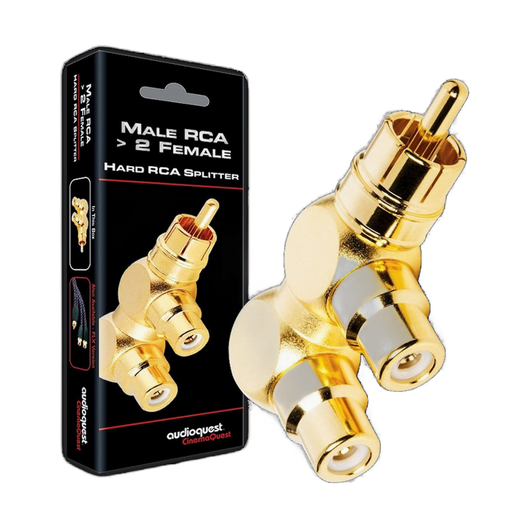 AudioQuest M22F-HRD RCA Male to 2 RCA Female Adaptor