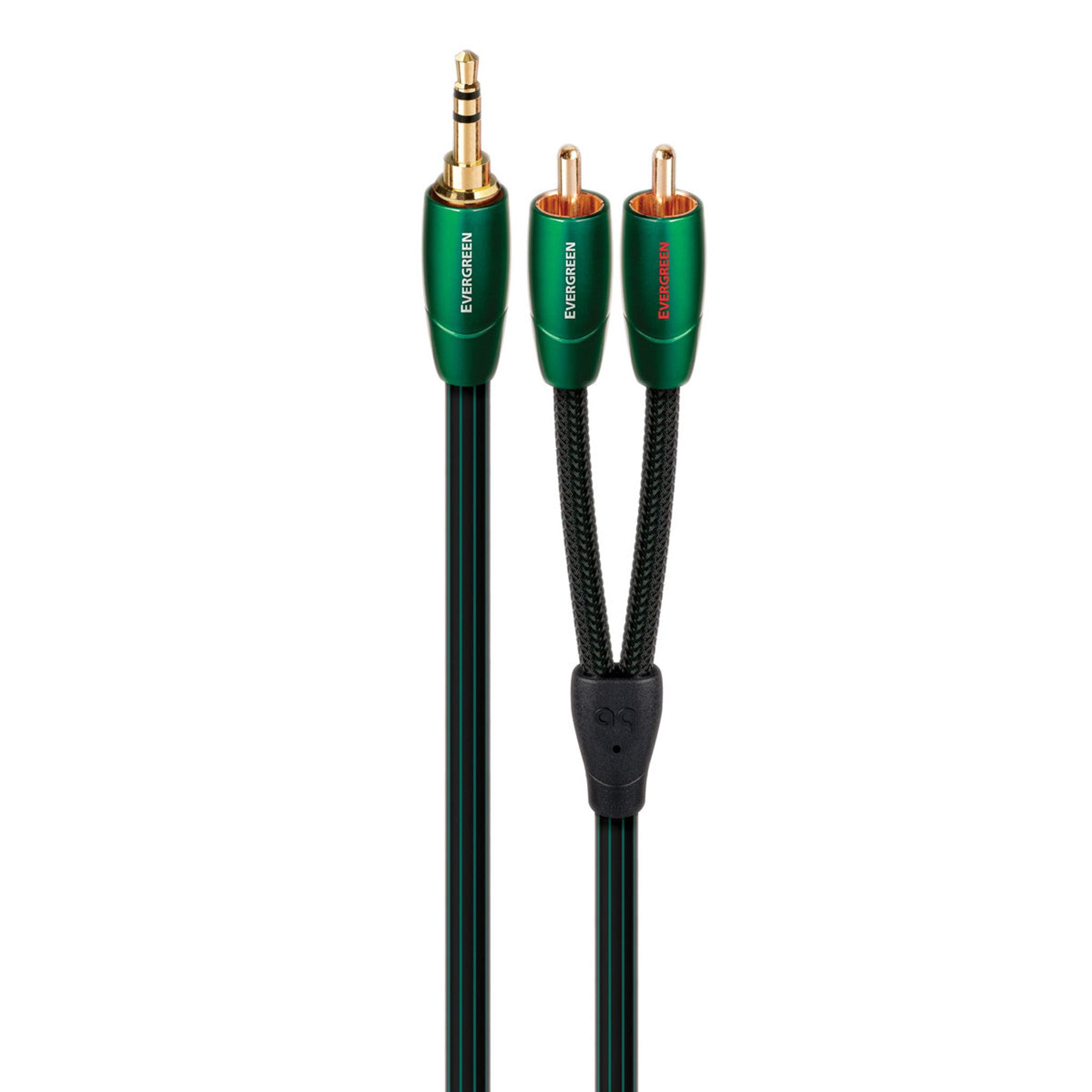 AudioQuest Evergreen 3.5mm to RCA Cable - 6.5 feet - Image 1