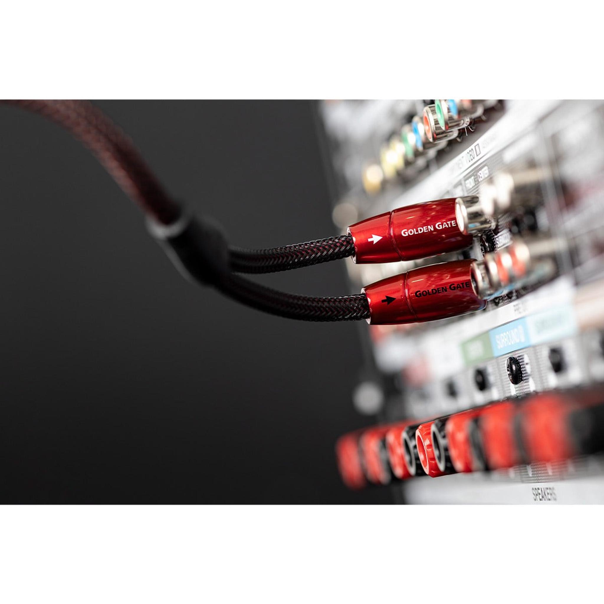 AudioQuest Golden Gate RCA to RCA Analog Interconnect Cable - 0.6 meters thumbnail 3