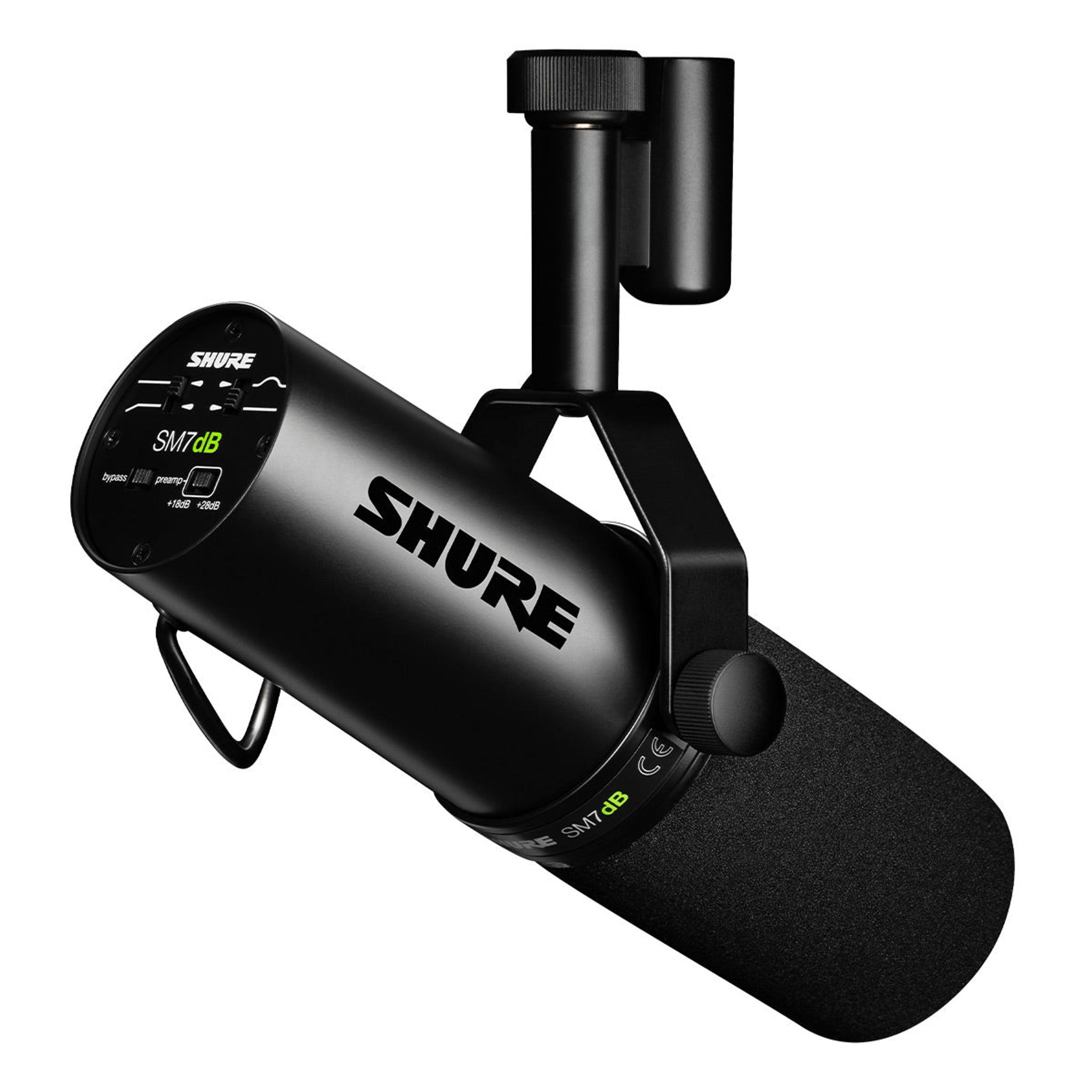 Shure SM7dB Cardioid Dynamic Vocal Microphone with Built-In Active Preamp thumbnail 8