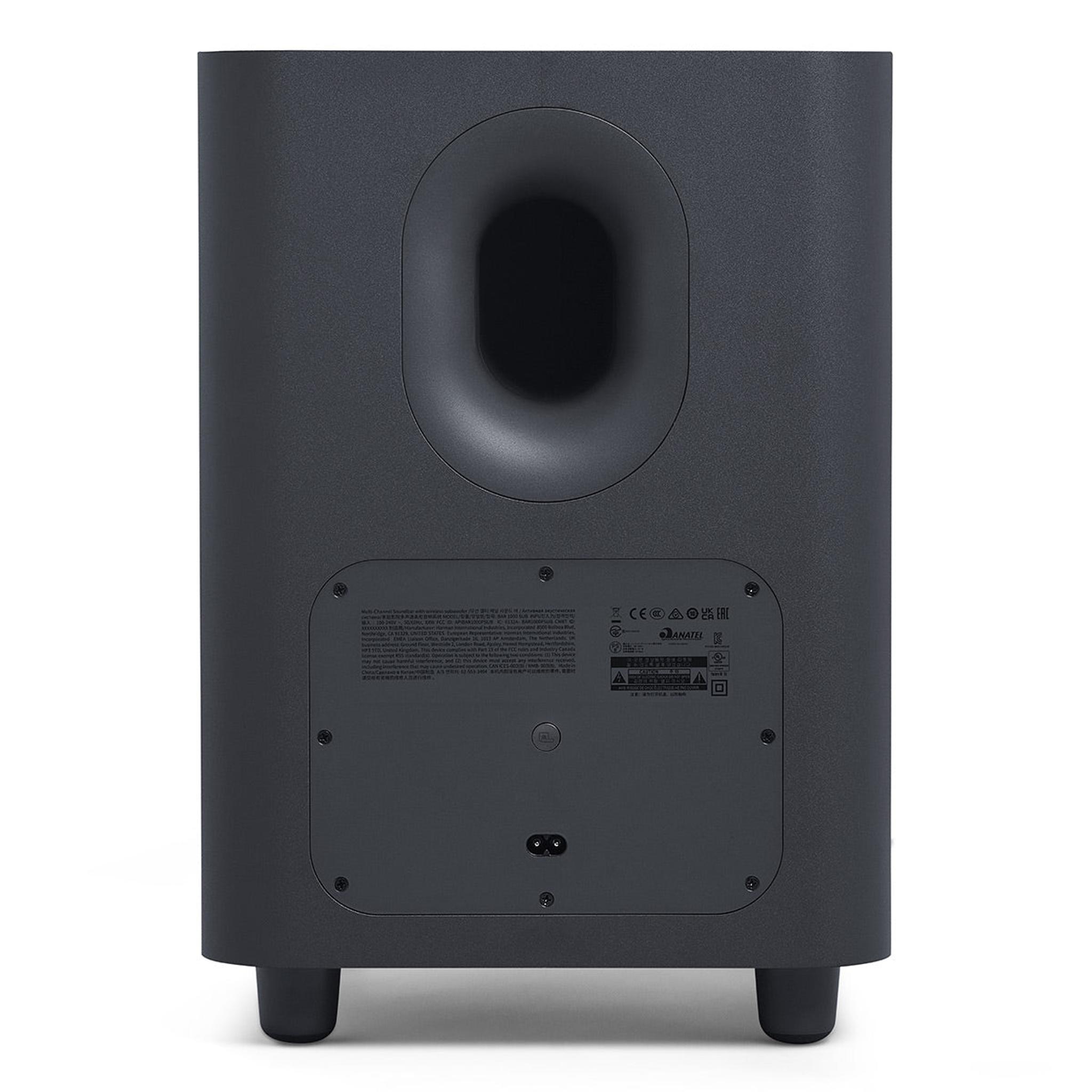 JBL Bar 1000 Surround Sound System with 7.1.4 Channel Soundbar, 10" Wireless Subwoofer, and Detachable Rear Speakers thumbnail 14