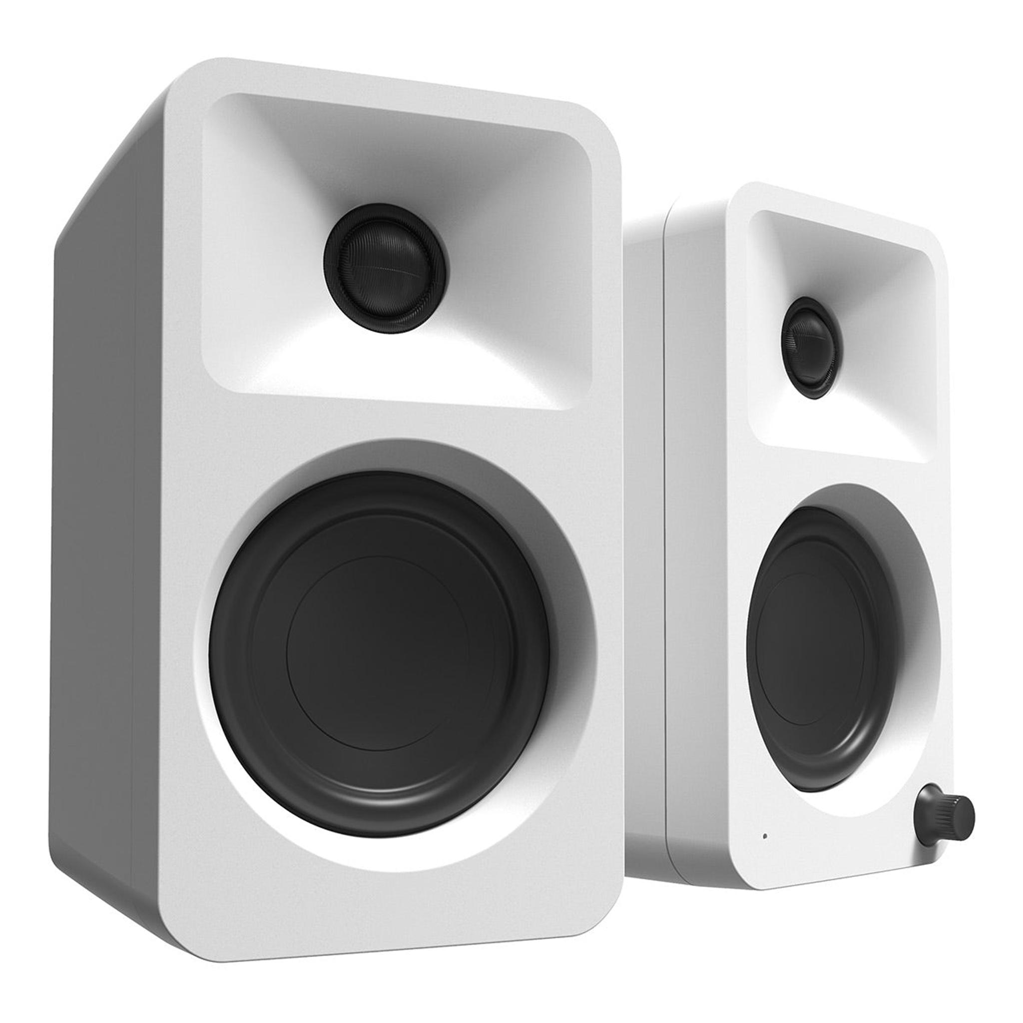 Kanto ORA Powered Reference Desktop Speakers with Bluetooth (White) - Image 1
