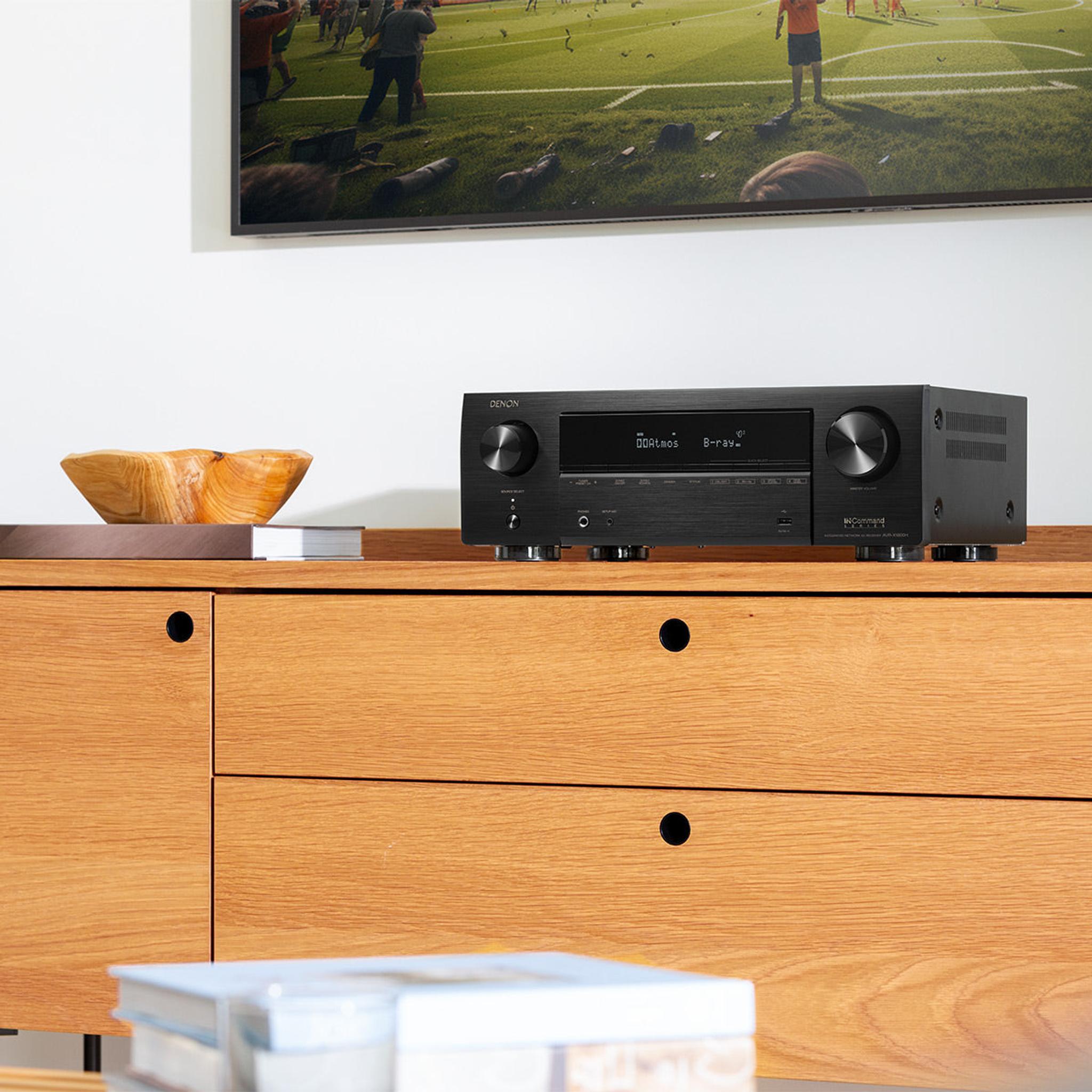 Denon AVRX1800H 7.2 Channel 8K Home Theater Receiver with Dolby Atmos, HEOS Built-In, and Audyssey Room Correction thumbnail 12