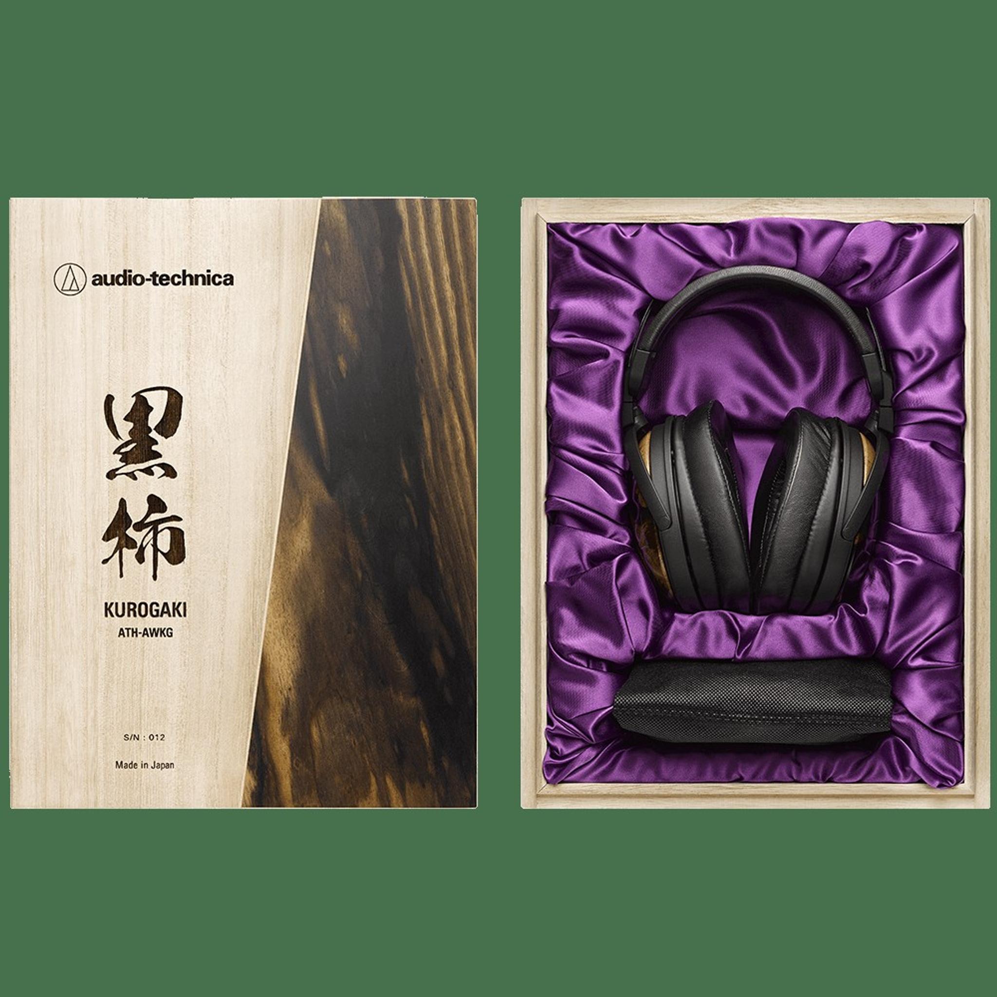 Audio-Technica NARUKAMI ATH-AWKG Audiophile Closed-back Dynamic Wooden Headphones thumbnail 8