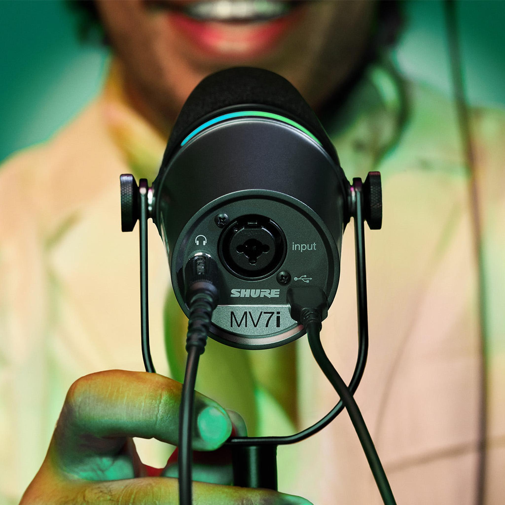 Shure MV7i USB-C Dynamic Microphone & Interface thumbnail 6