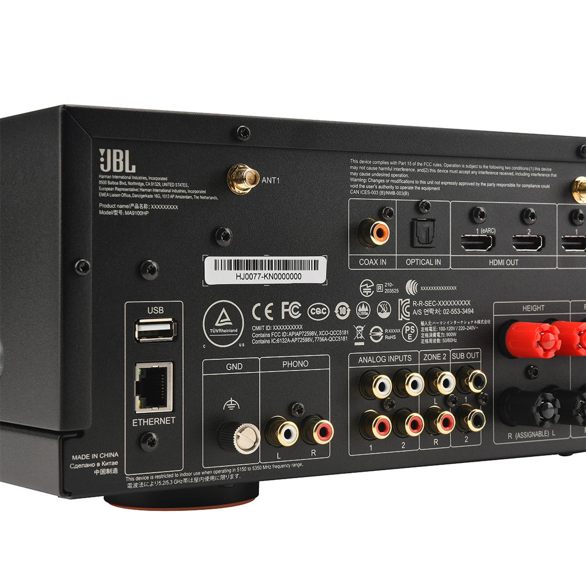 JBL MA9100HP 9.2-Channel 8K AV Receiver (Black) thumbnail 8