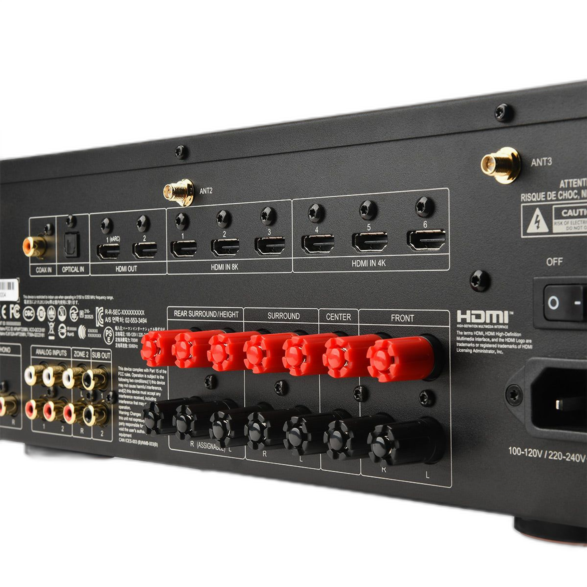 JBL MA7100HP 7.2-Channel 8K AV Receiver (White) thumbnail 10