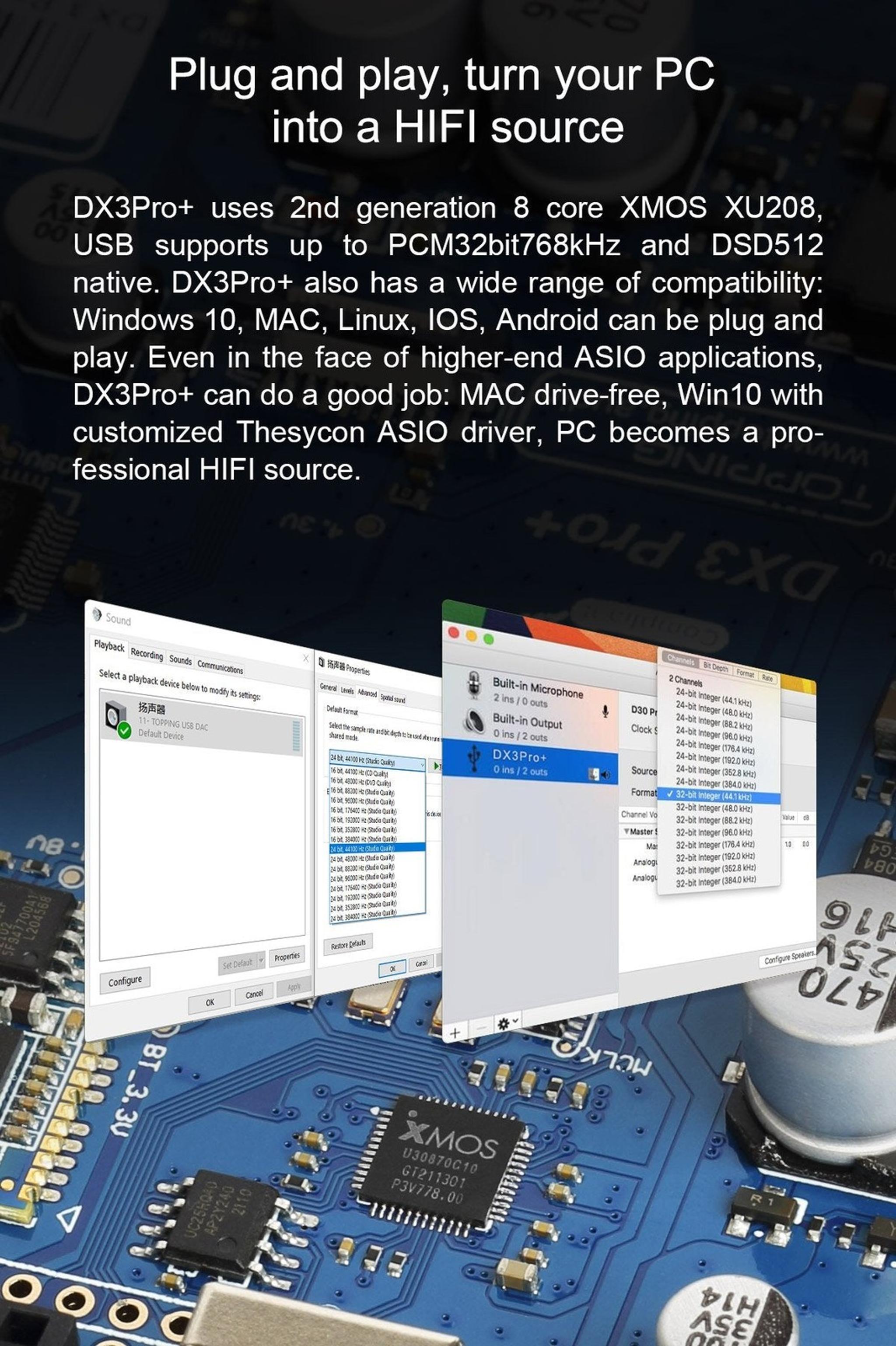 TOPPING DX3 Pro+ Bluetooth DAC/Amp thumbnail 6