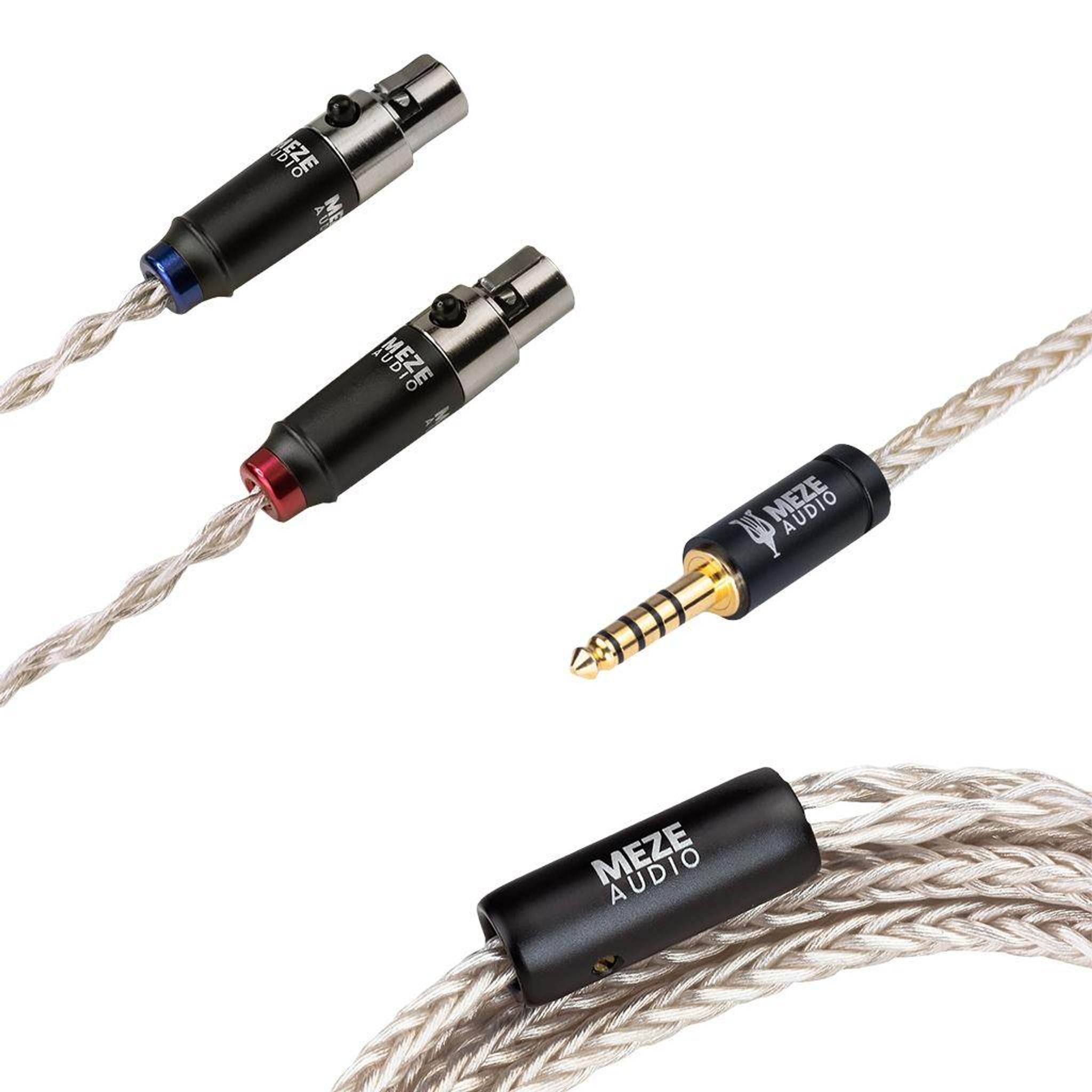 Meze Audio Silver PCUHD 4-Pin Mini-XLR Replacement Cable thumbnail 2