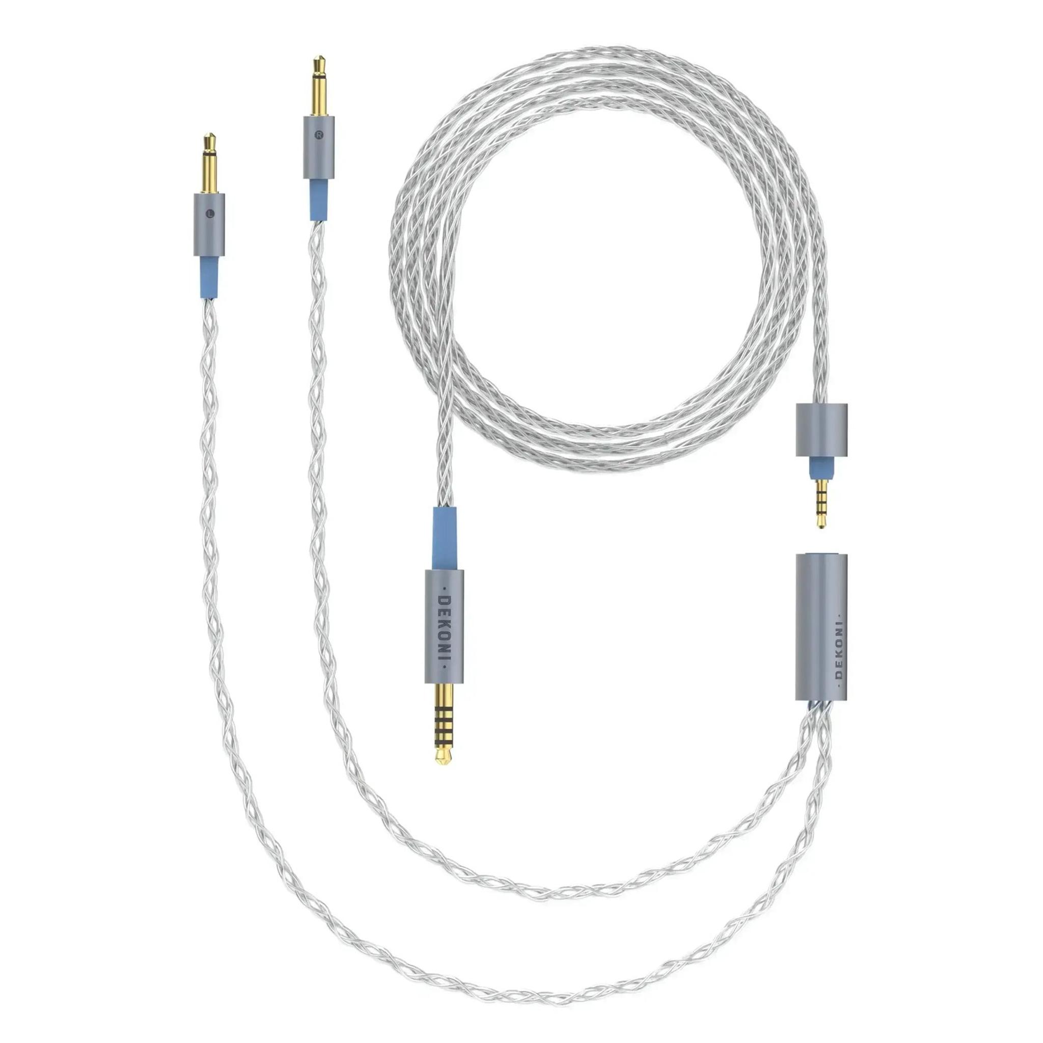 Dekoni Audio Ensemble 4.4mm 52" Braided Cable with 3.5mm Headphone Connectors thumbnail 2