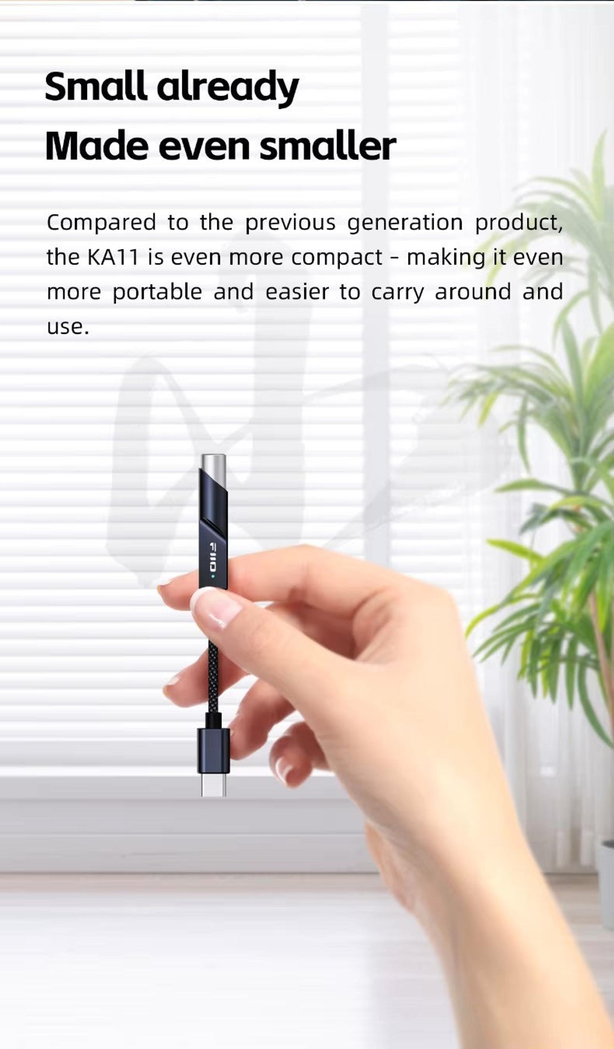 FiiO KA11 Dongle DAC/Headphone Amplifier thumbnail 9