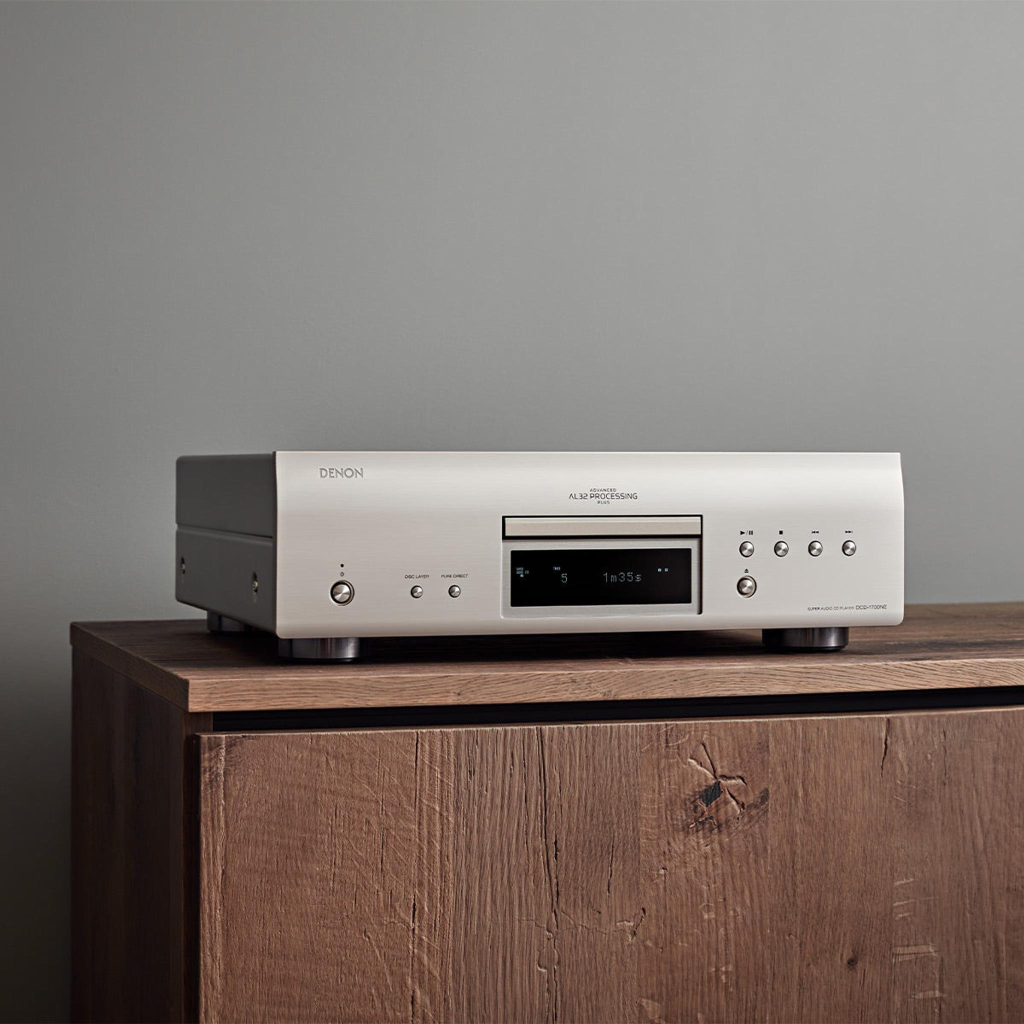 Denon DCD-1700NE CD/SACD Player with Advanced AL32 Processing Plus (Silver) thumbnail 7