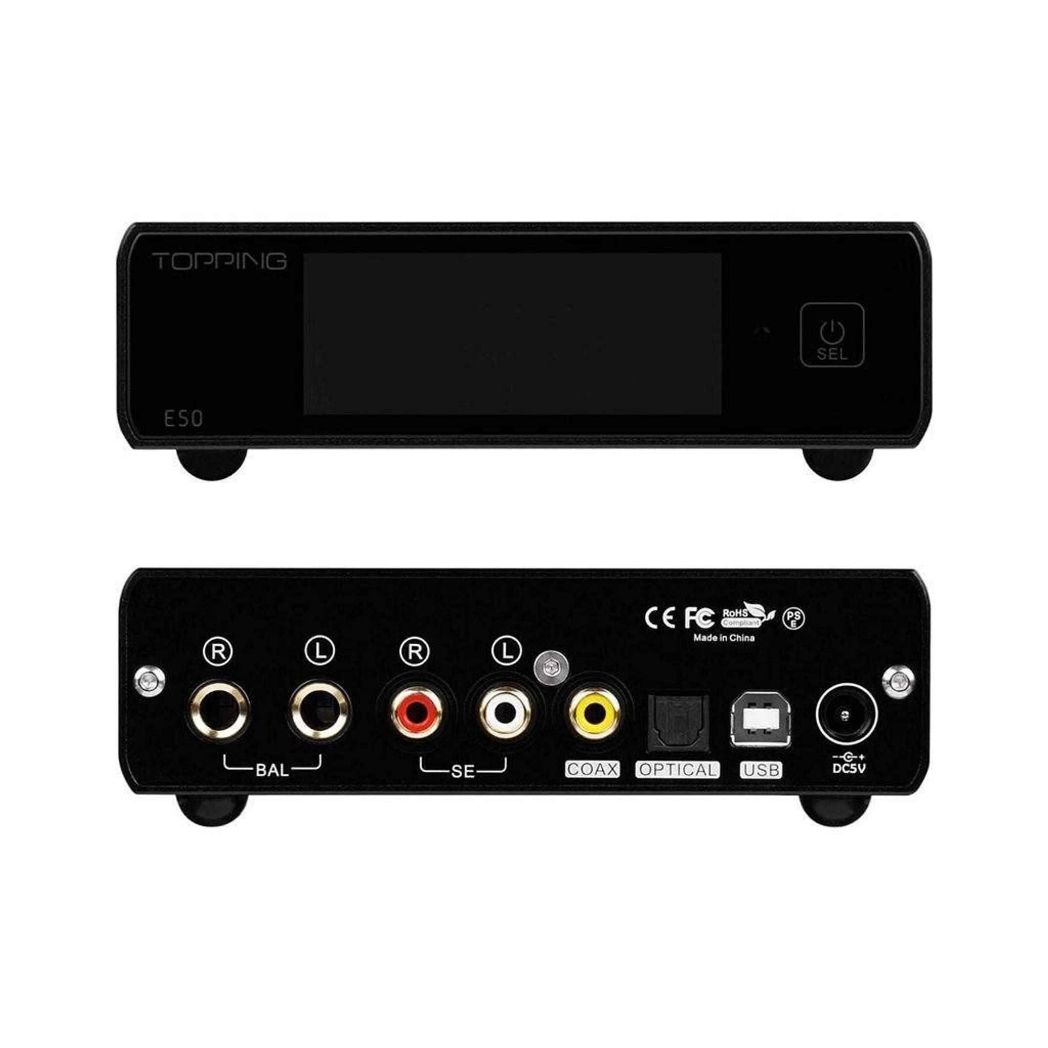 Topping E50 Desktop Digital to Analog Convertor (DAC) thumbnail 4