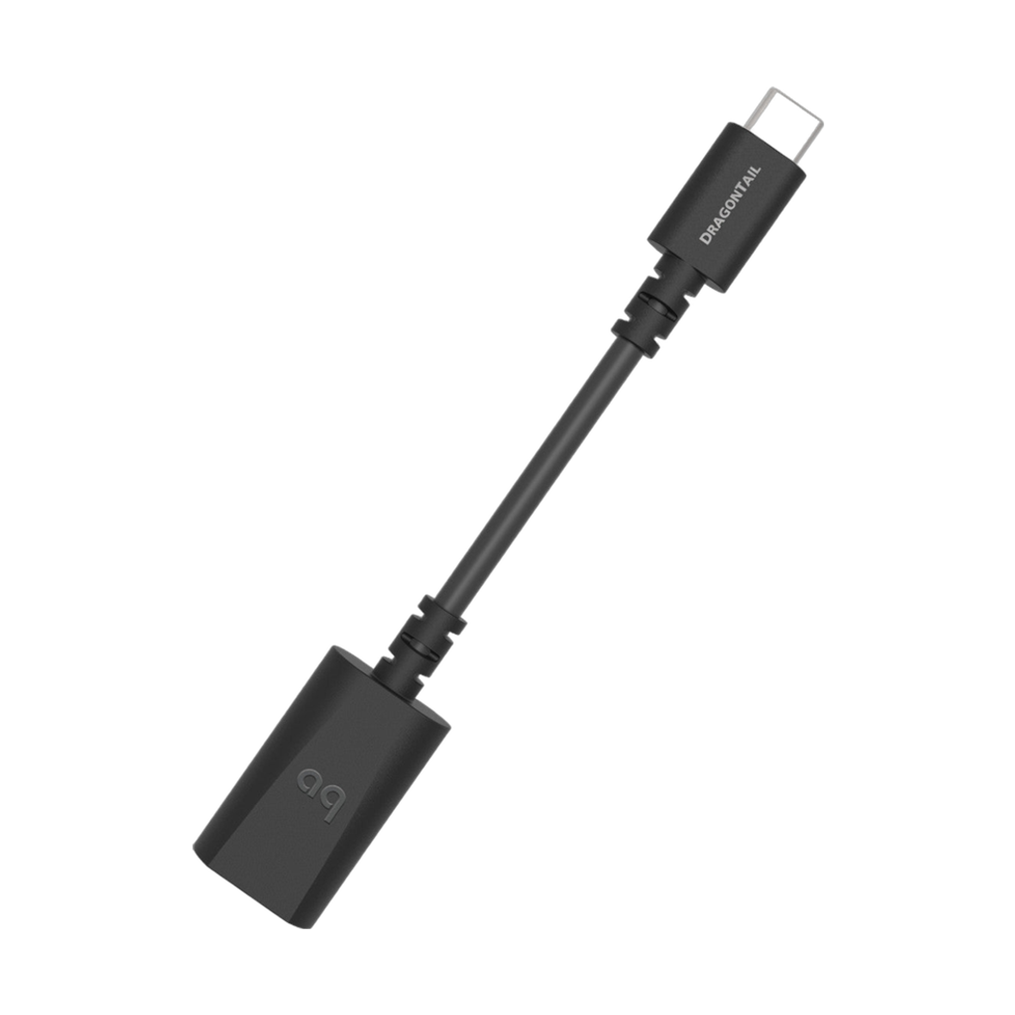 AudioQuest DragonTail Carbon USB A to C Adapter