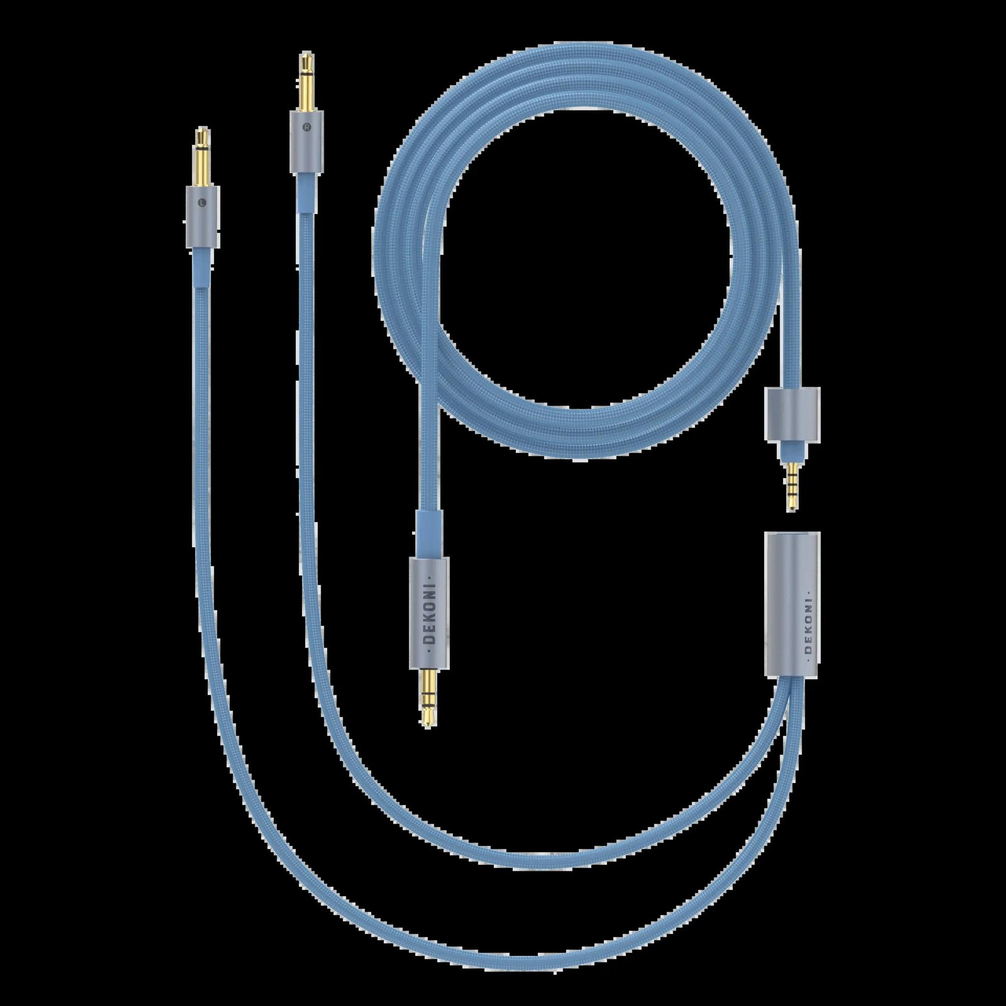 Dekoni Audio Ensemble 1/8" 64" Nylon Jacket Cable with 3.5mm Headphone Connectors thumbnail 2