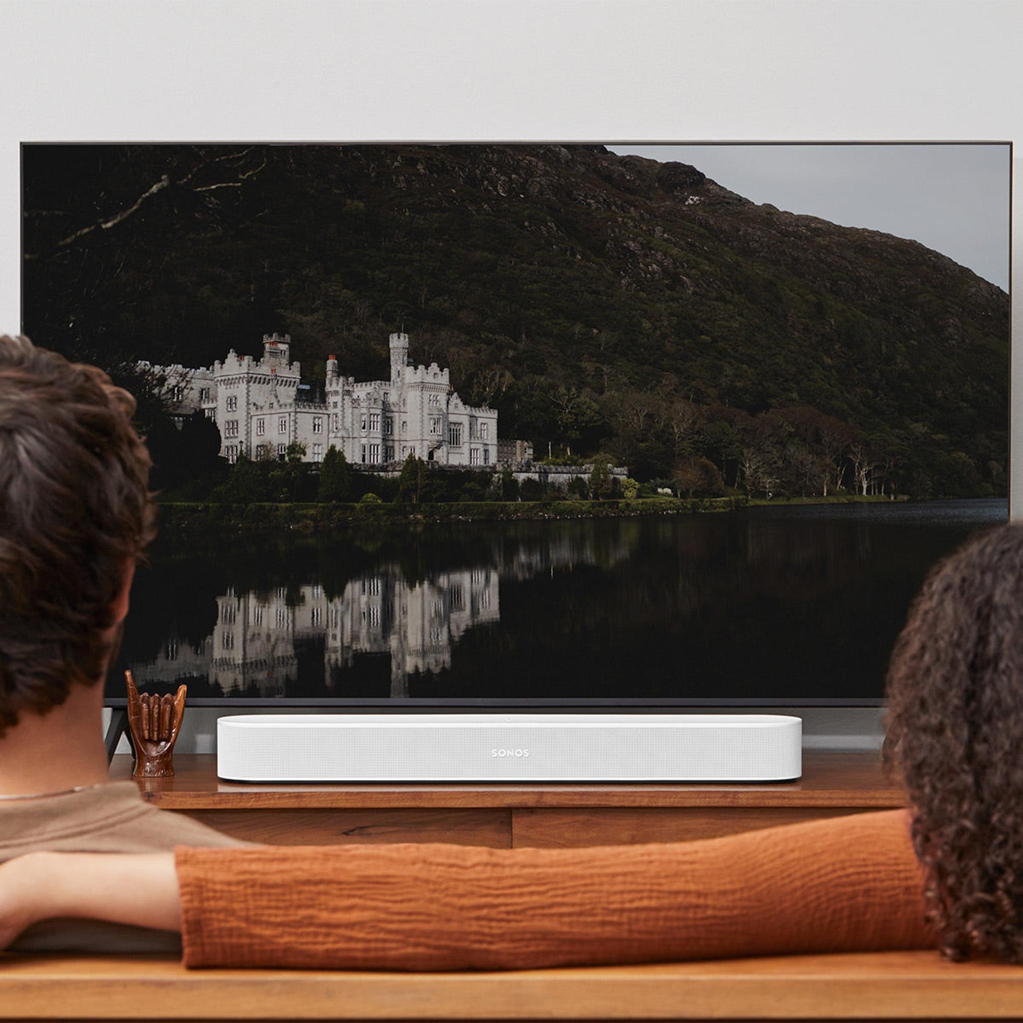 Sonos Premium Immersive Set with Beam Soundbar (Gen 2), Sub 4 Subwoofer, & Pair of Era 100 Wireless Speakers (White) thumbnail 25