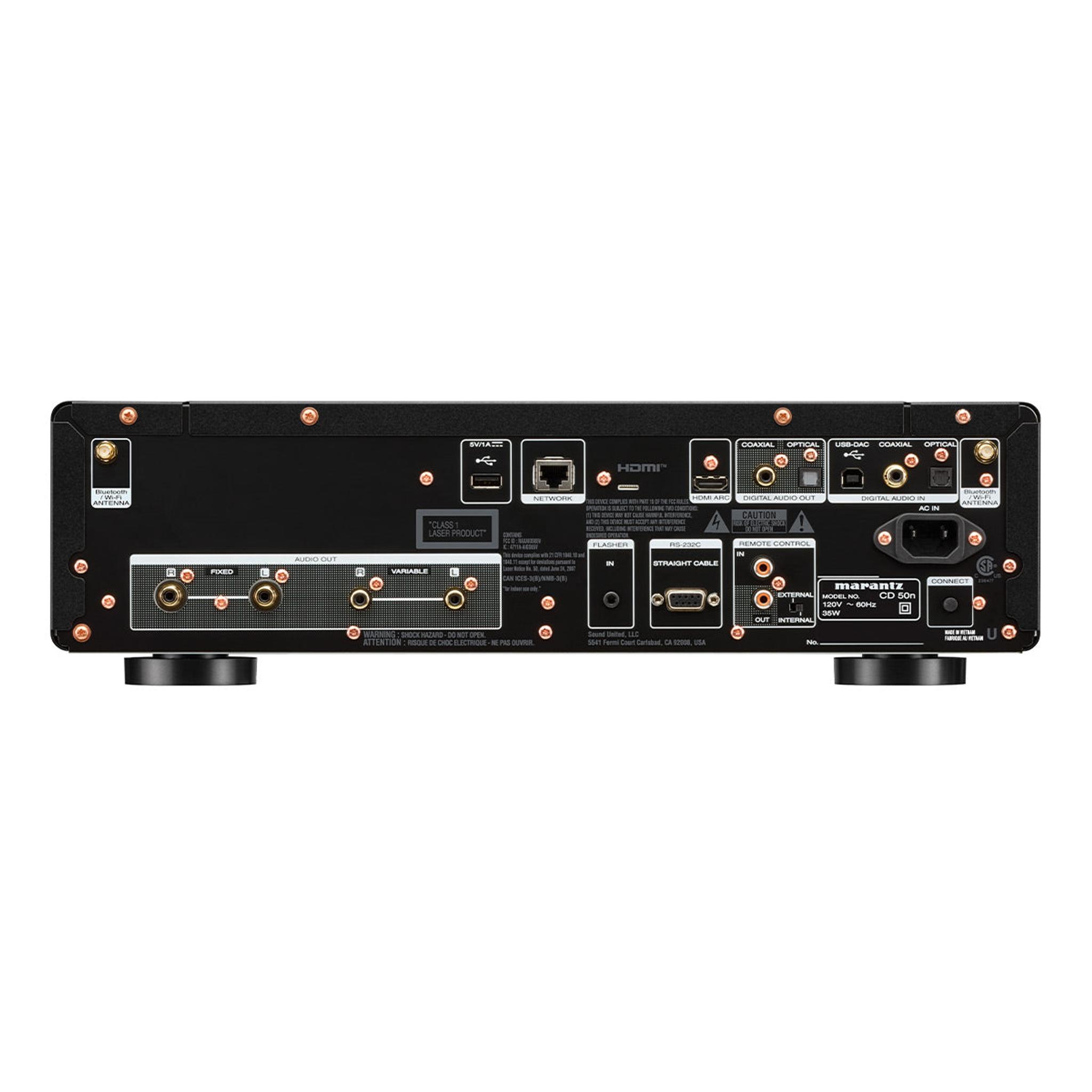 Marantz CD 50n High-Resolution Network Digital Audio and CD Player (Black) thumbnail 4