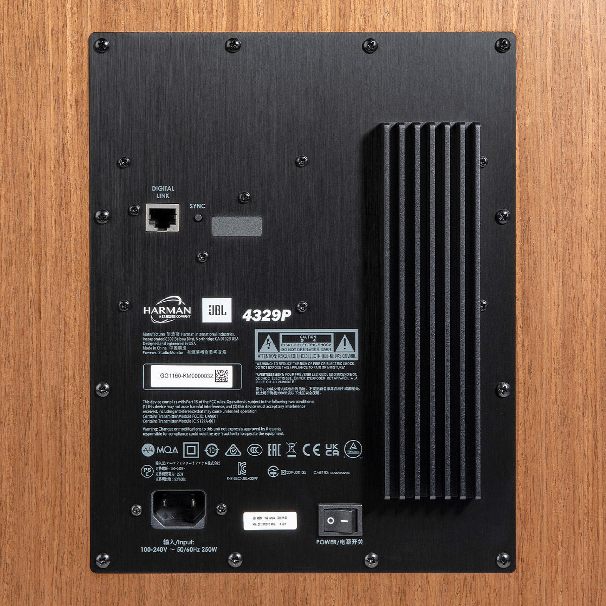 JBL 4329P Studio Monitor Powered Loudspeaker System (Walnut) thumbnail 9