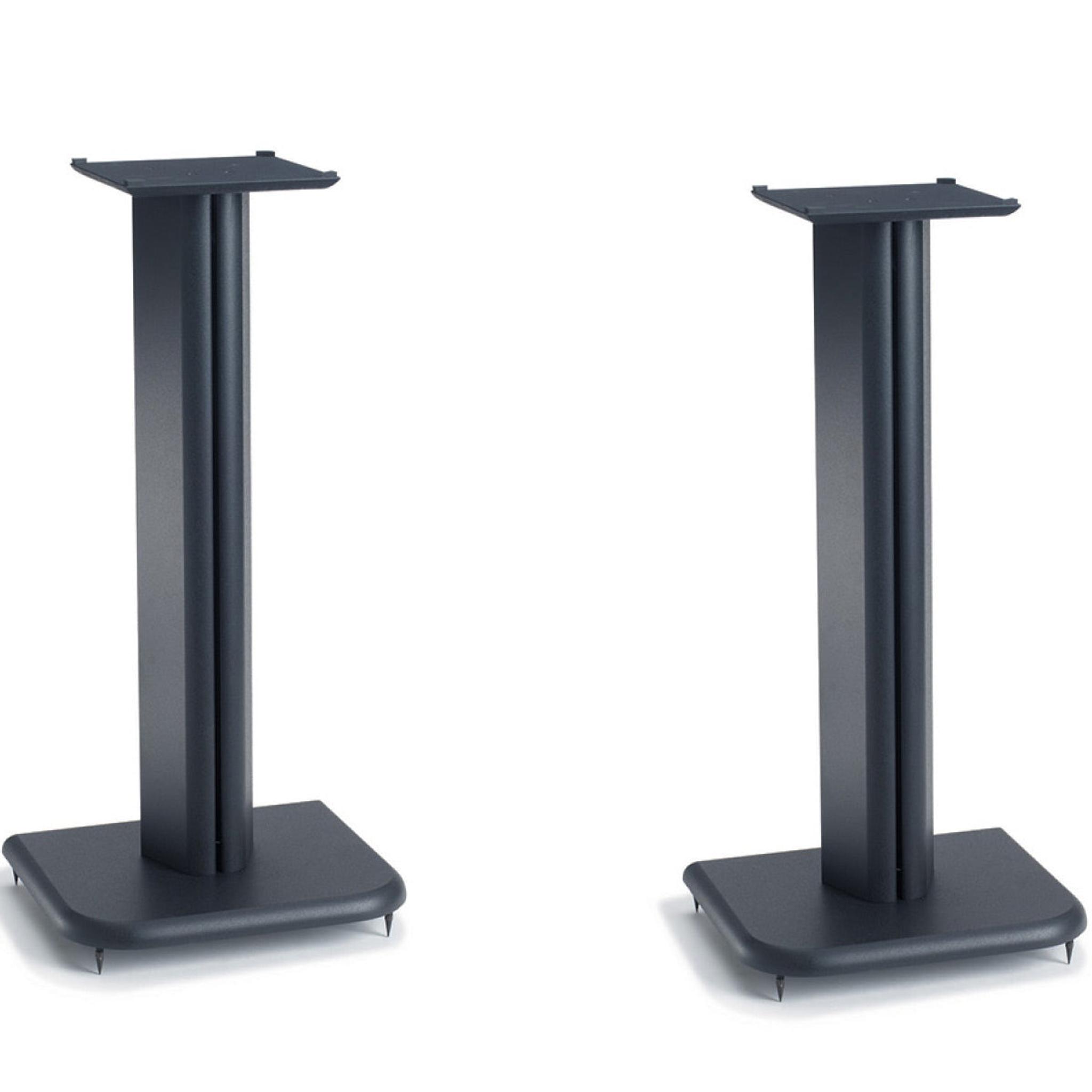 Sanus BF24 24" Fixed-Height Basic Foundations Speaker Stands - Pair (Black) - Image 1