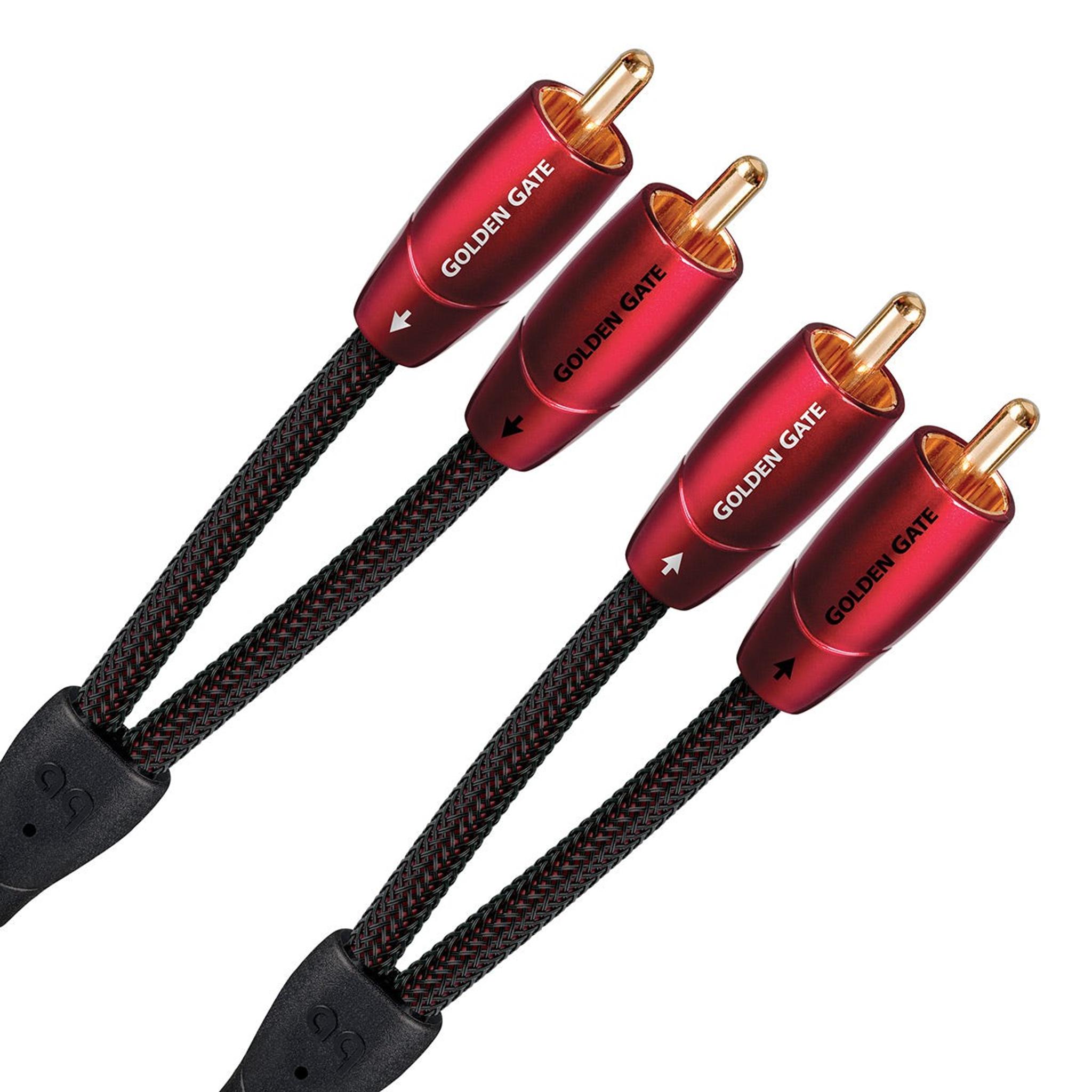 AudioQuest Golden Gate RCA to RCA Analog Interconnect Cable - 0.6 meters thumbnail 2