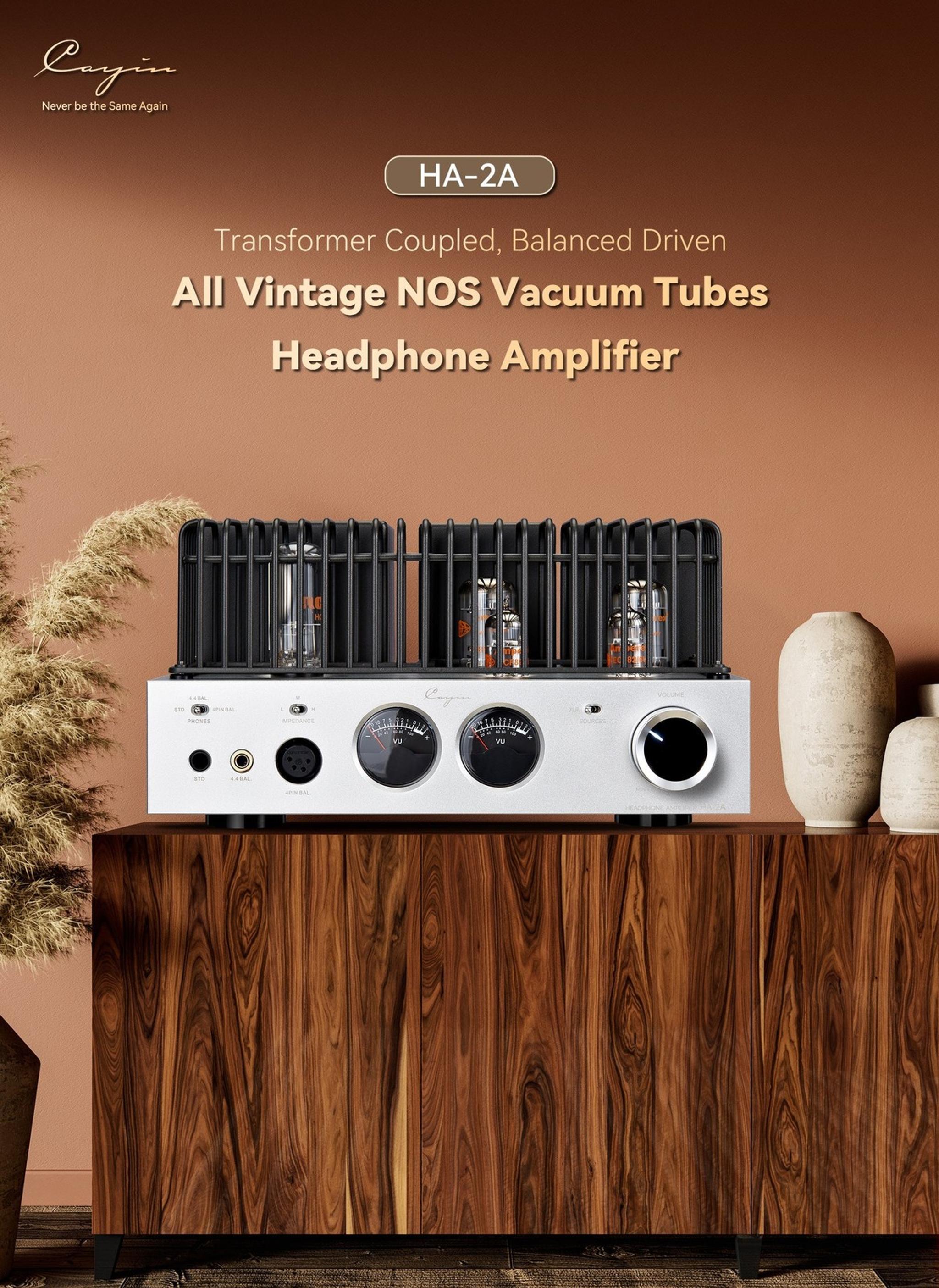 Cayin HA-2A Desktop Tube Headphone Amplifier thumbnail 2