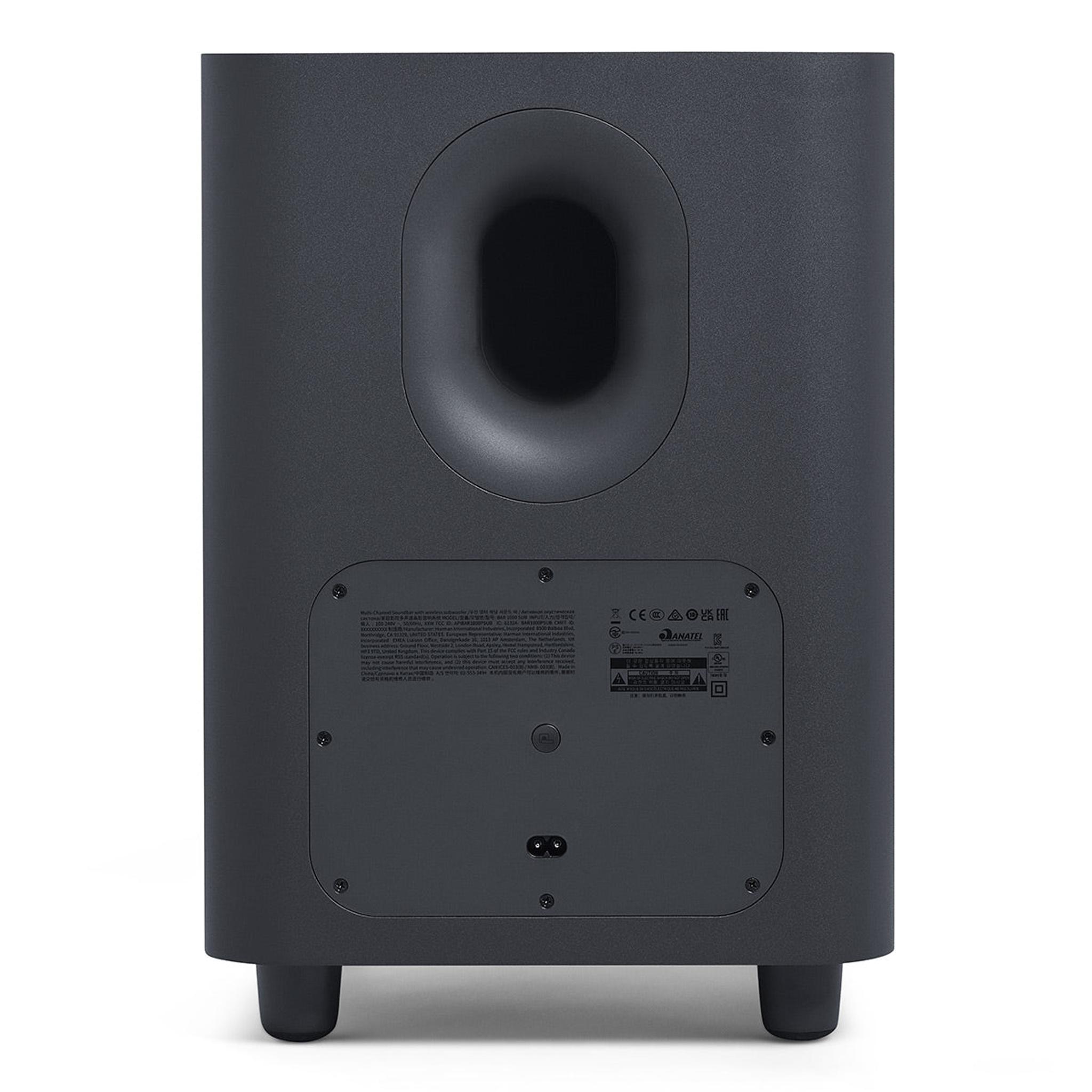 JBL BAR 700 5.1 Soundbar Bundle with 10 in. Wireless Subwoofer Detachable Rear Speakers and AudioQuest Sky 3m HDMI Cable thumbnail 4