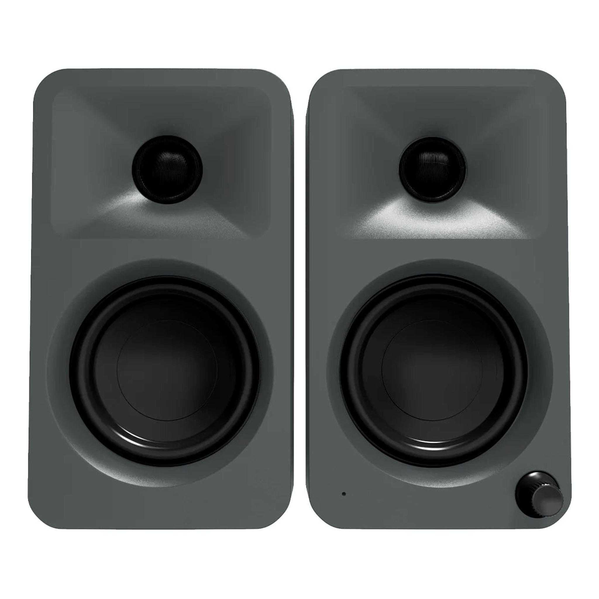 Kanto ORA Powered Reference Desktop Speakers with Bluetooth - Pair (Matte Gray) thumbnail 4