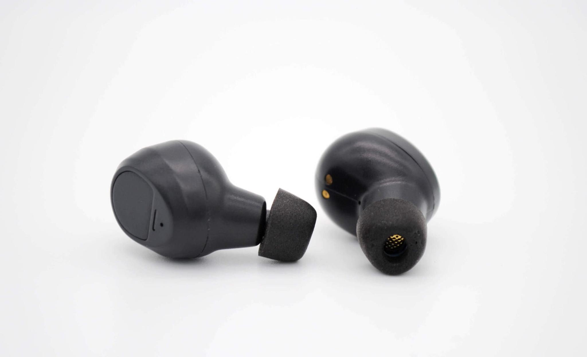 Premium Memory Foam Isolation Earphone Tips Black - True Wireless thumbnail 3
