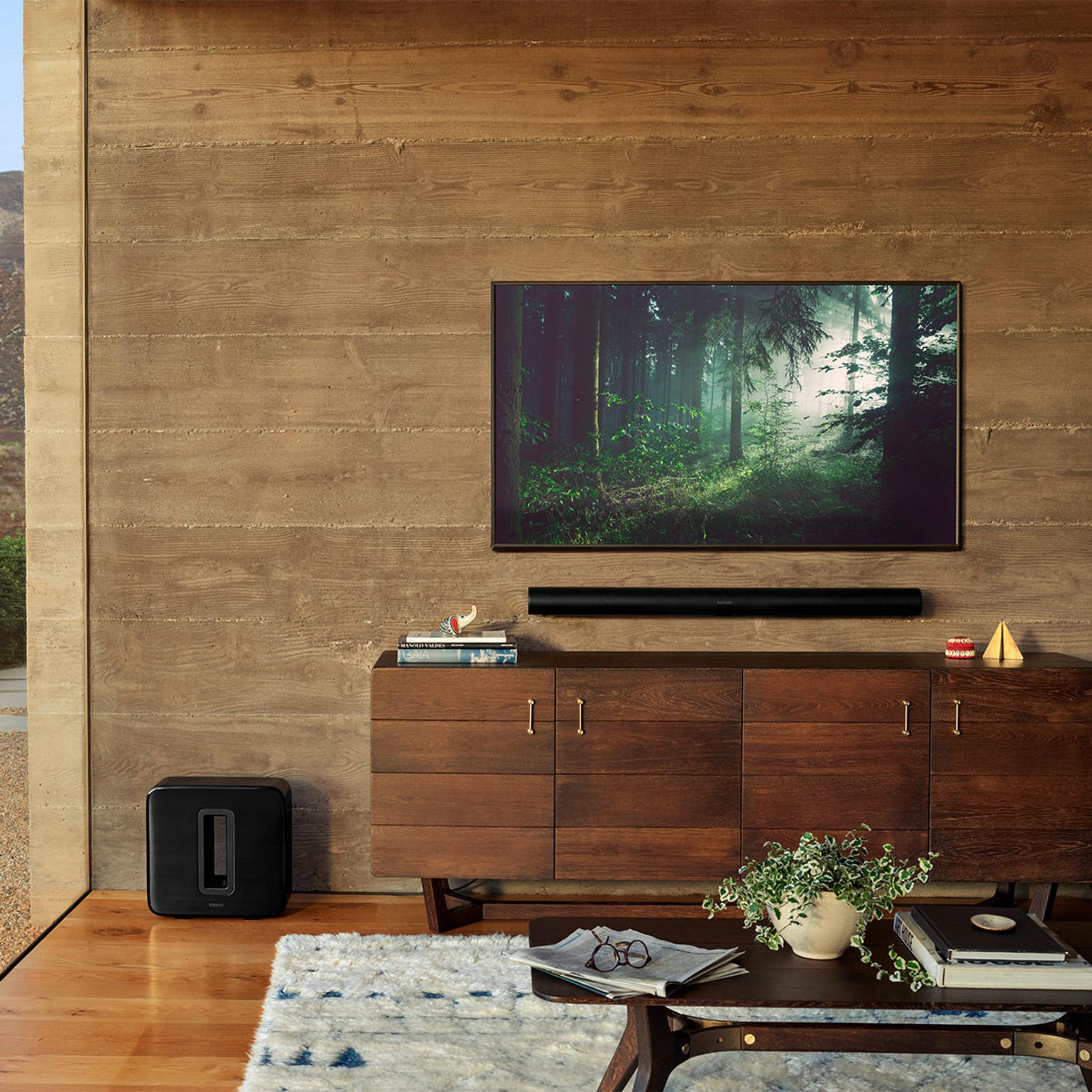 Sonos Premium Immersive Set with Arc Ultra Soundbar, Sub 4 Subwoofer, & Pair of Era 100 Wireless Speakers (Black) thumbnail 22