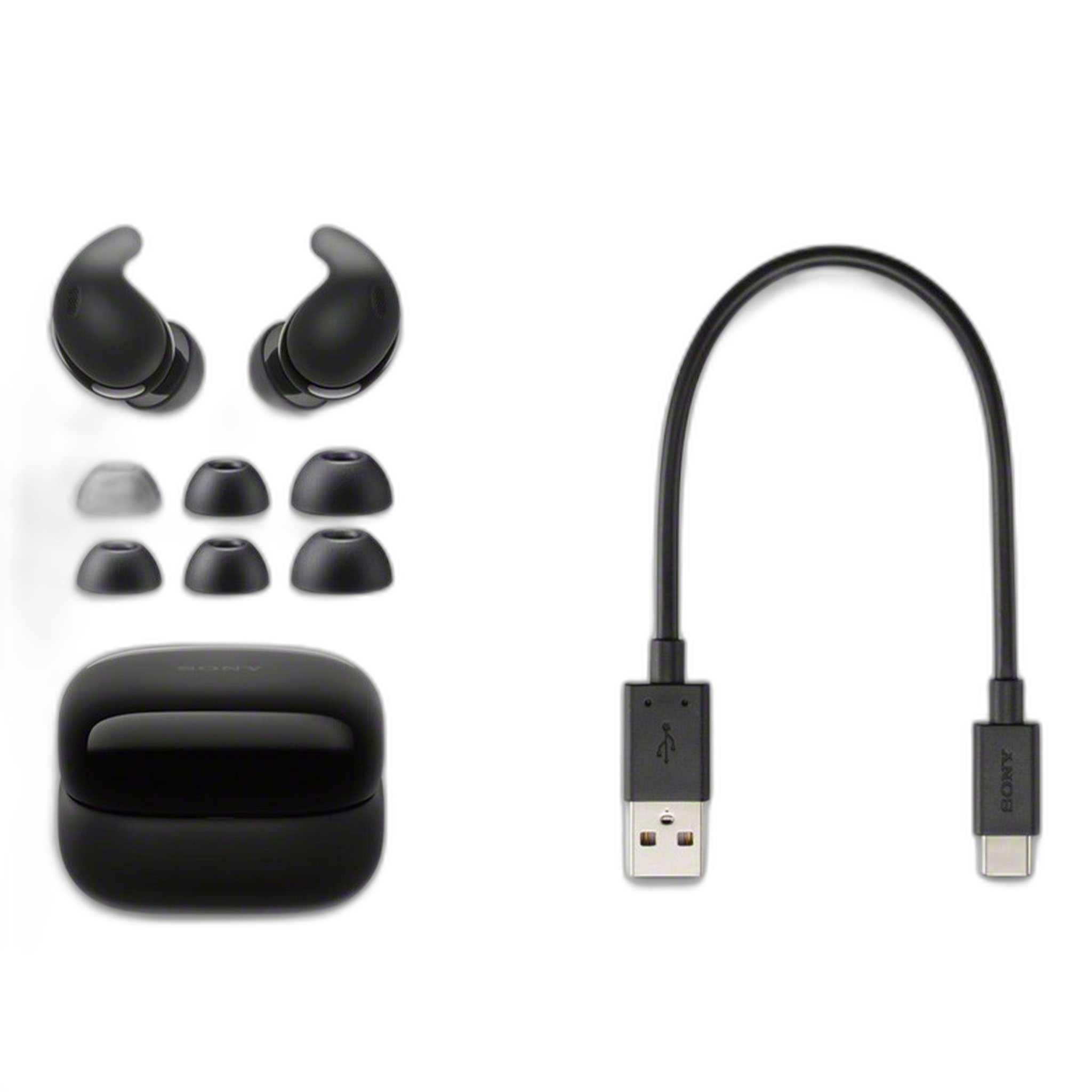 Sony Linkbuds Fit Truly Wireless Noise Cancelling Earbuds (Black) thumbnail 11