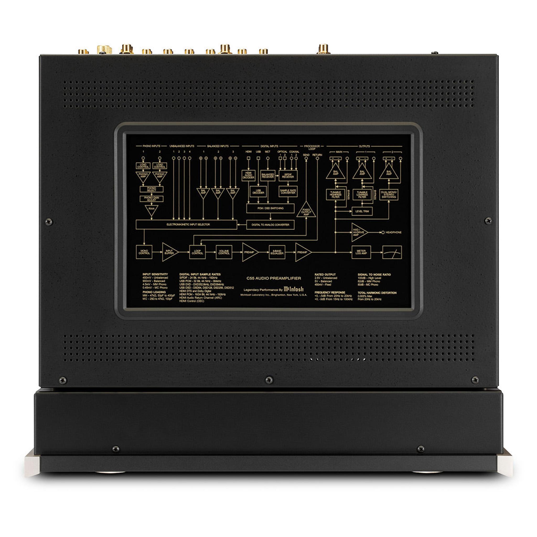 McIntosh C55 2-Channel Solid State Preamplifier thumbnail 9