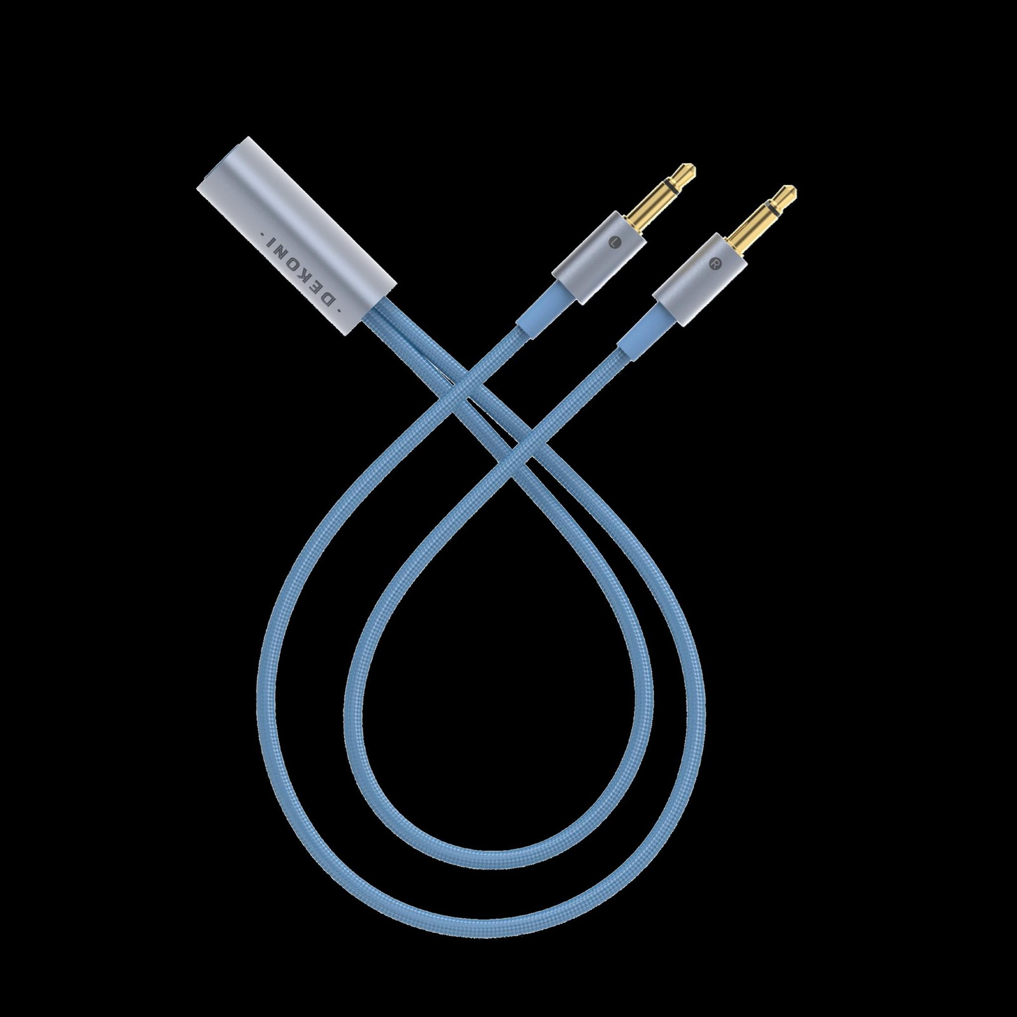 Dekoni Audio Ensemble 1/8" 64" Nylon Jacket Cable with 3.5mm Headphone Connectors thumbnail 3