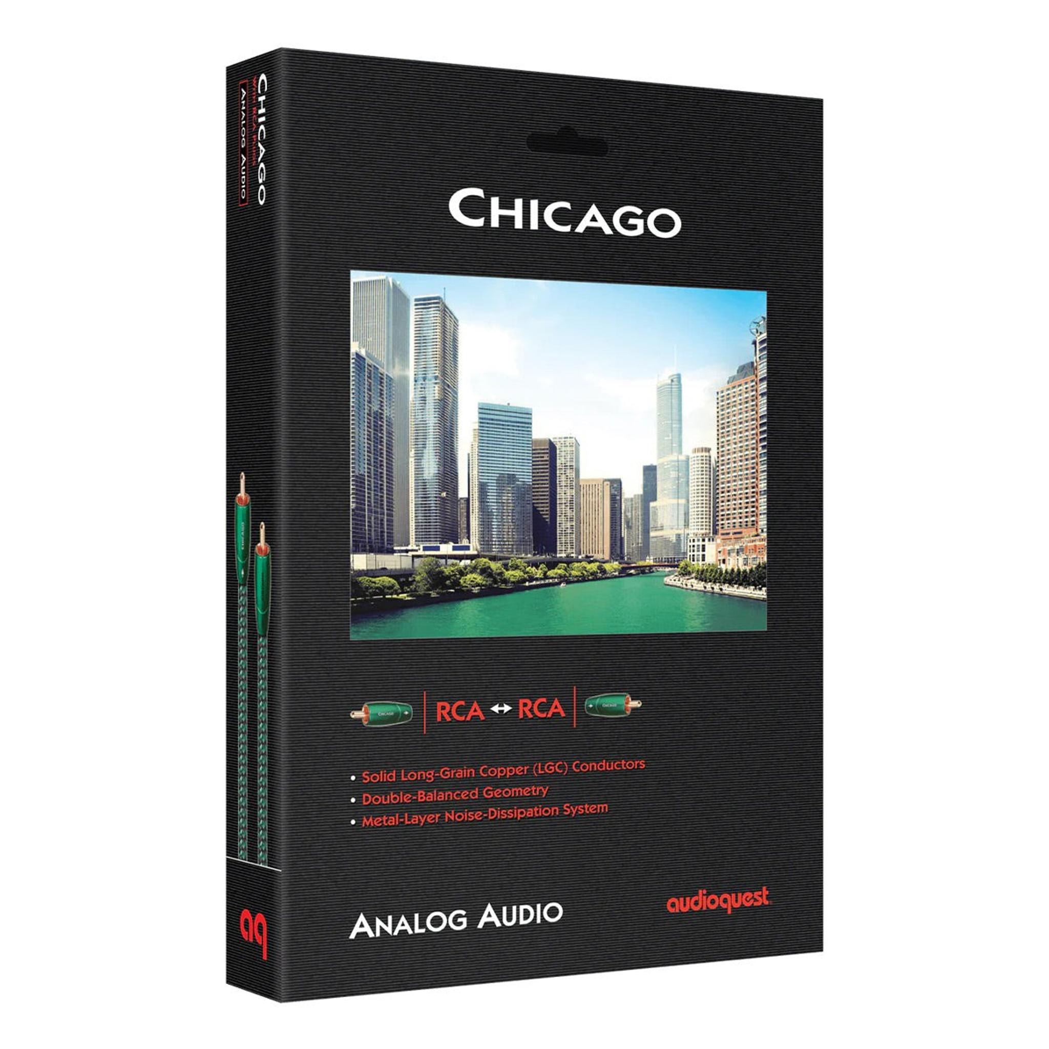 AudioQuest Chicago RCA Analog Audio Interconnect Cable - Pair (6.56 ft.) thumbnail 3
