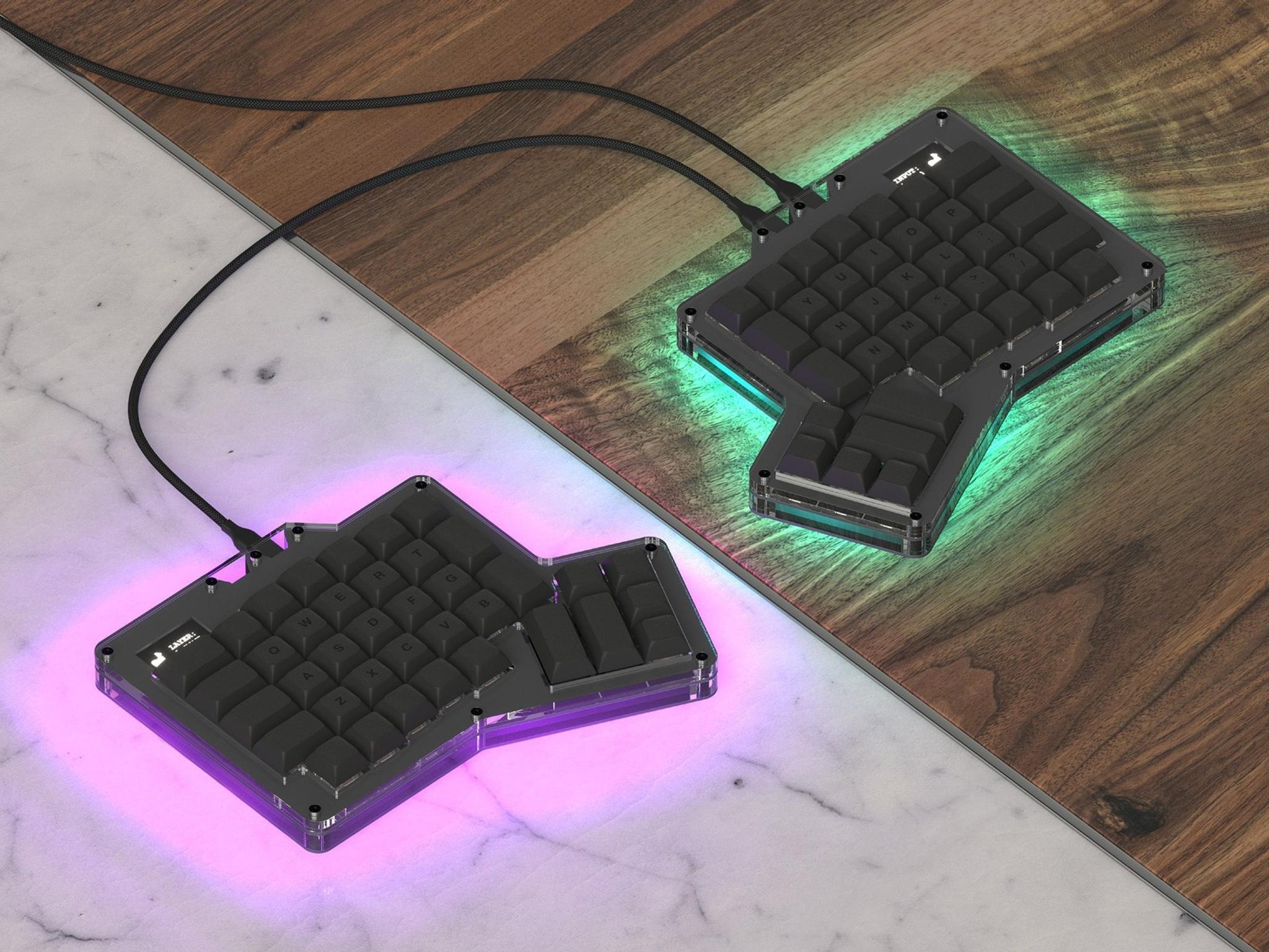 ErgoDox 76 "Hot Dox" V2 Mechanical Keyboard thumbnail 9