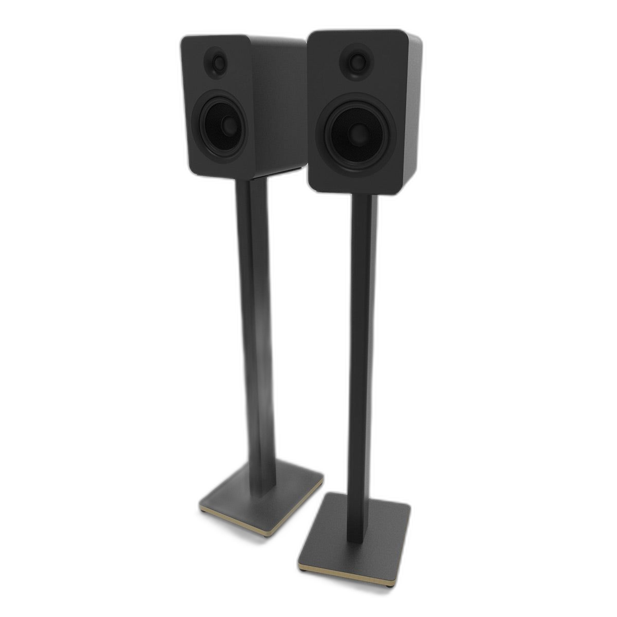 Kanto ST34P 34" Universal Bookshelf Speaker Floor Stand with Plywood Base- Black (Pair) thumbnail 8