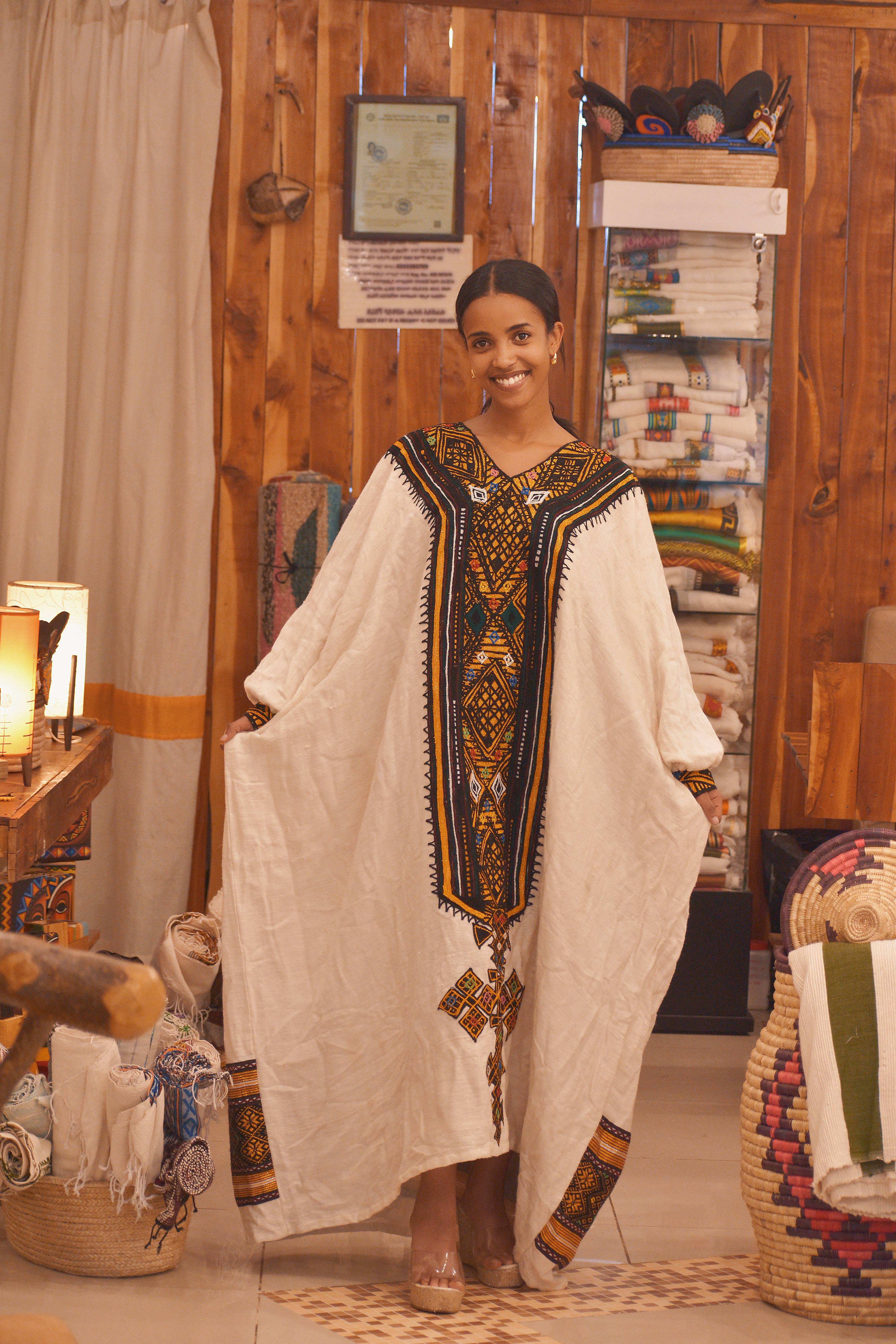 Bridal Gold Border Dress