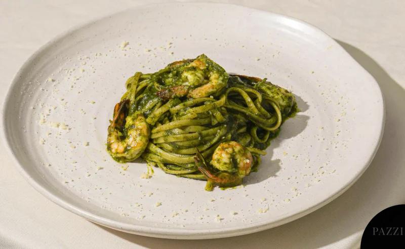 SHRIMPS & PESTO