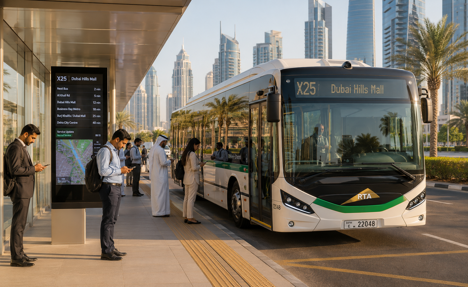 Dubai RTA Reminds Commuters to Check Bus Routes Before Heading Out