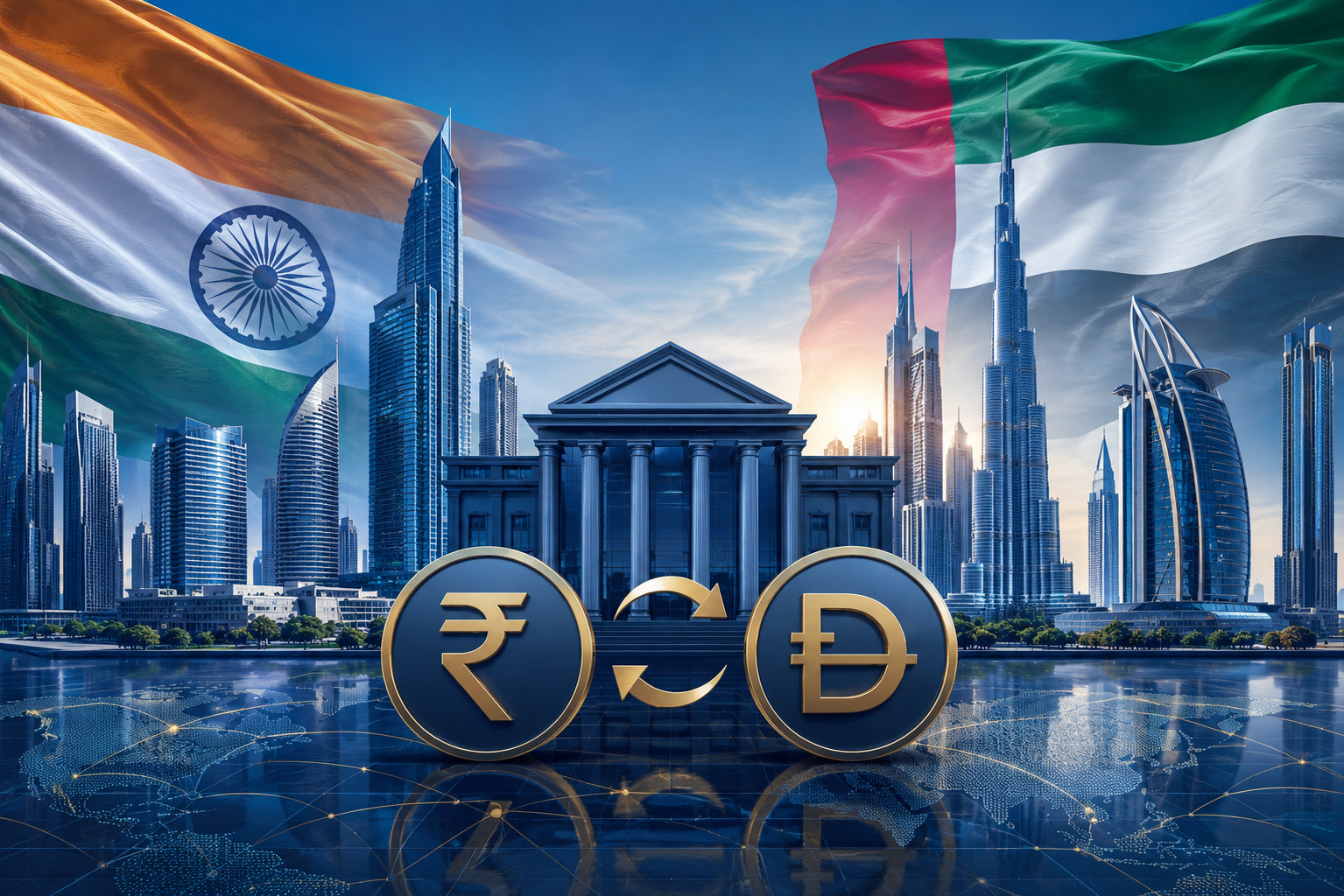 India and UAE Central Banks Discuss Foreign-Currency Deposit Cooperation