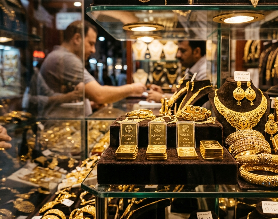 Dubai Gold Holds Steady as Regional Tensions Flare and the Fed Stays in Focus