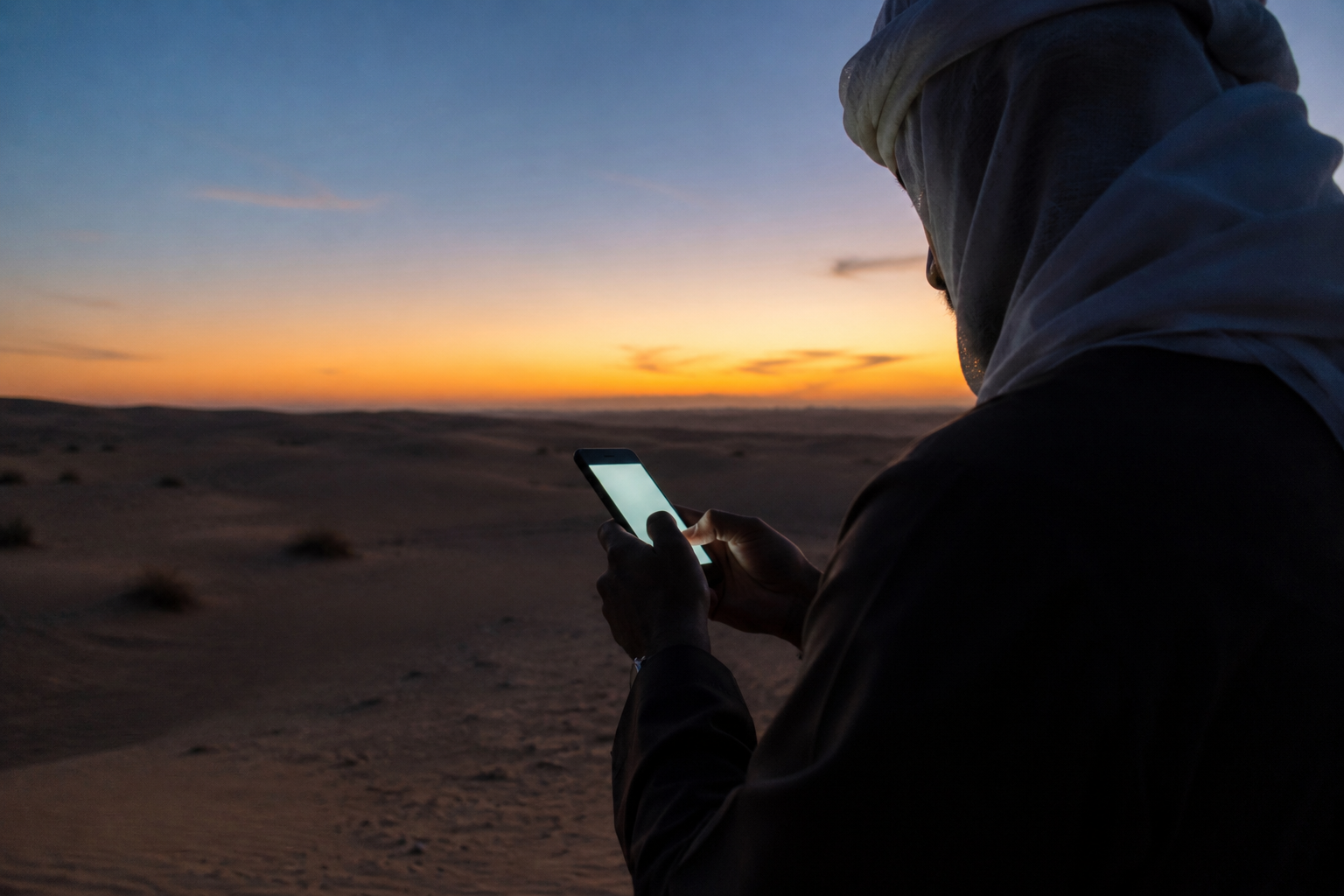 UAE Satellite Test Lets Ordinary Smartphones Send Texts With Zero Mobile Signal
