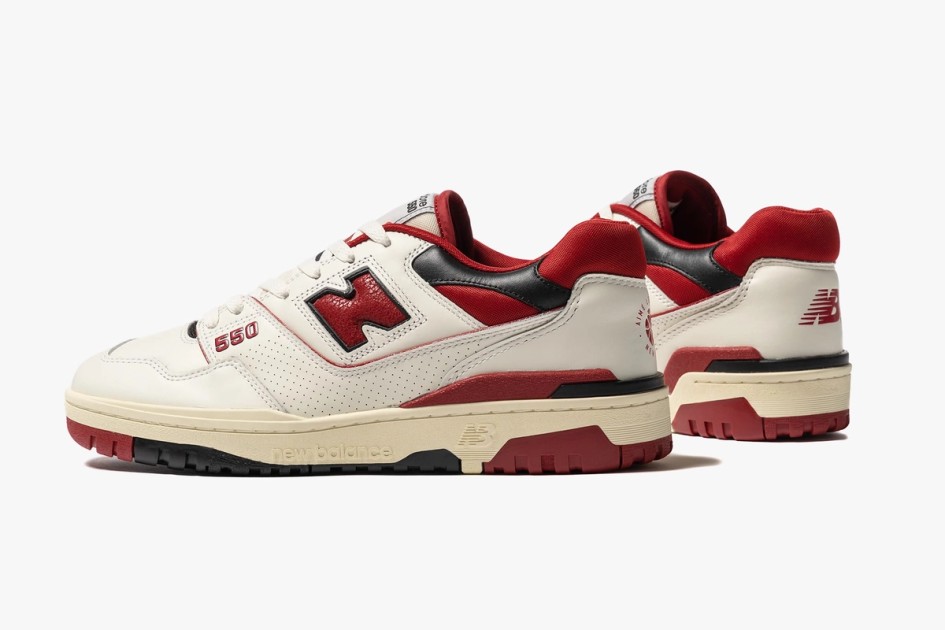 aimé leon dore x new balance p550 basketball oxford