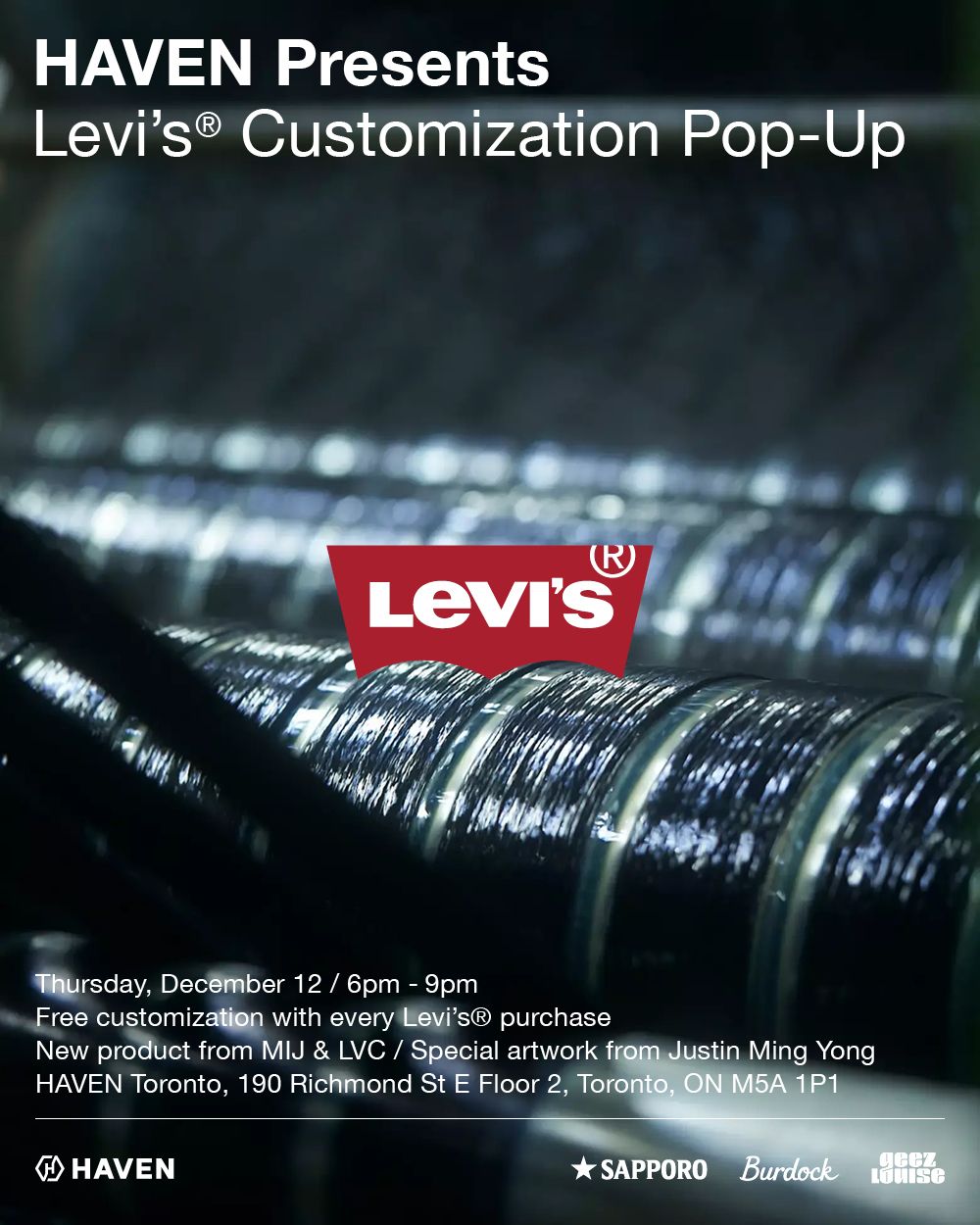 HAVEN Presents: Levi's® Customization Pop-up | HAVEN