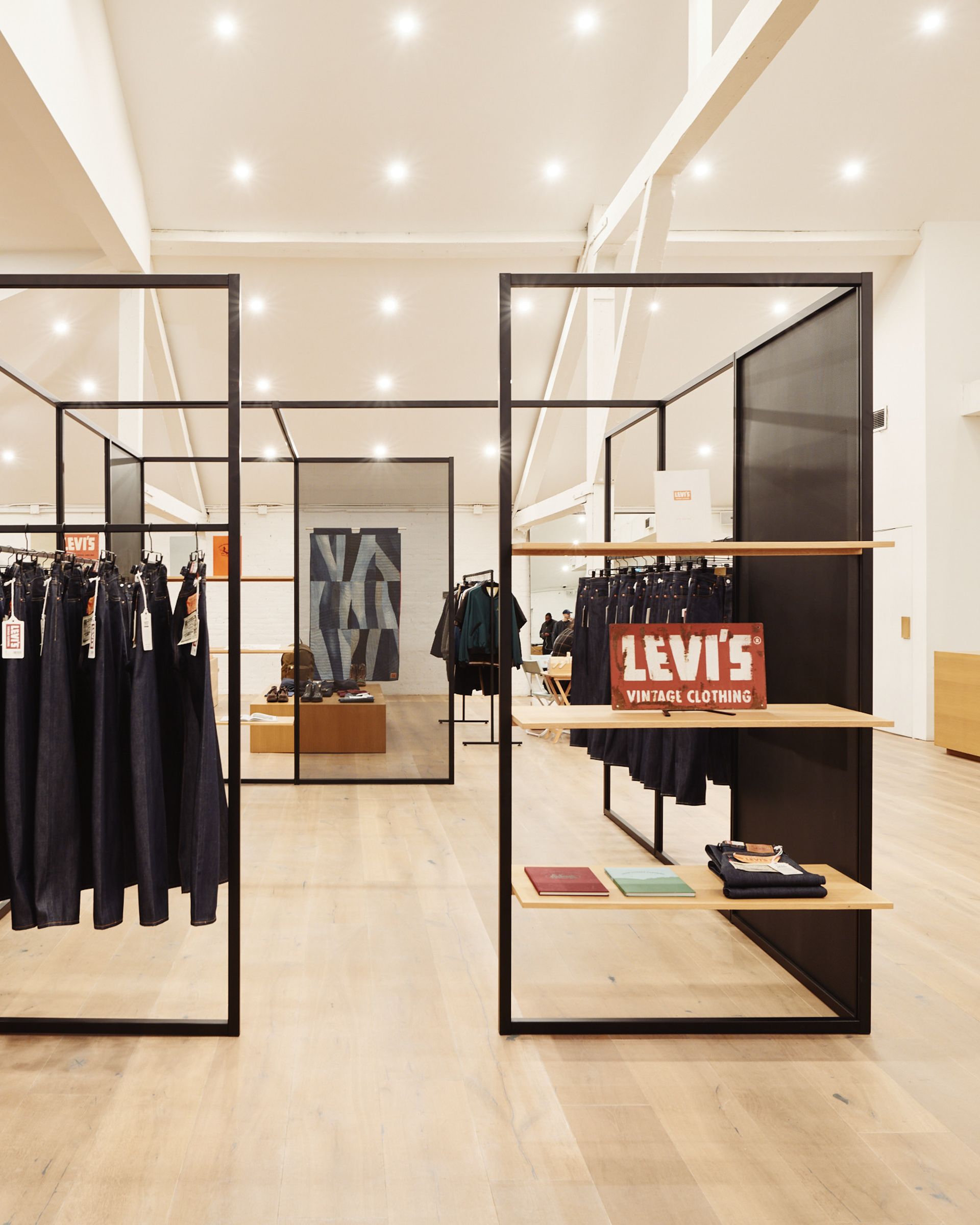 60s LEVI’S CASUALS STORE DISPLAY FRAMING INDEX: Levi's Display Merchandising Store Fixtures