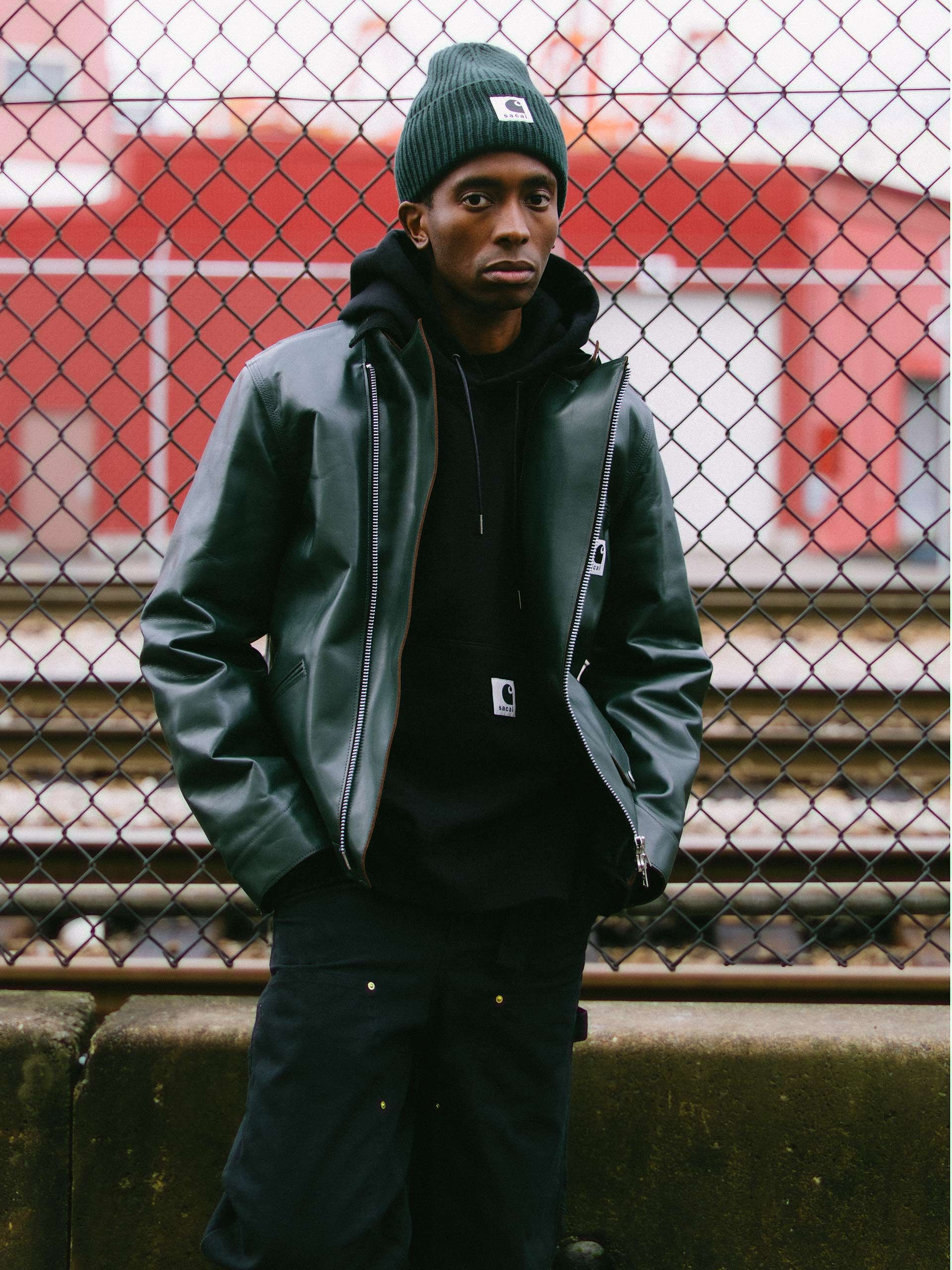 25aw sacai Carhartt WIP Duck Jacket 黒3 Carhartt WIP sacai x Carhartt WIP Washed Duck Puffer Jacket