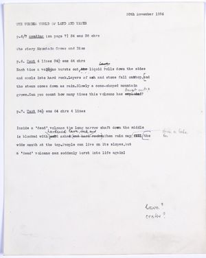 Designing the spreads