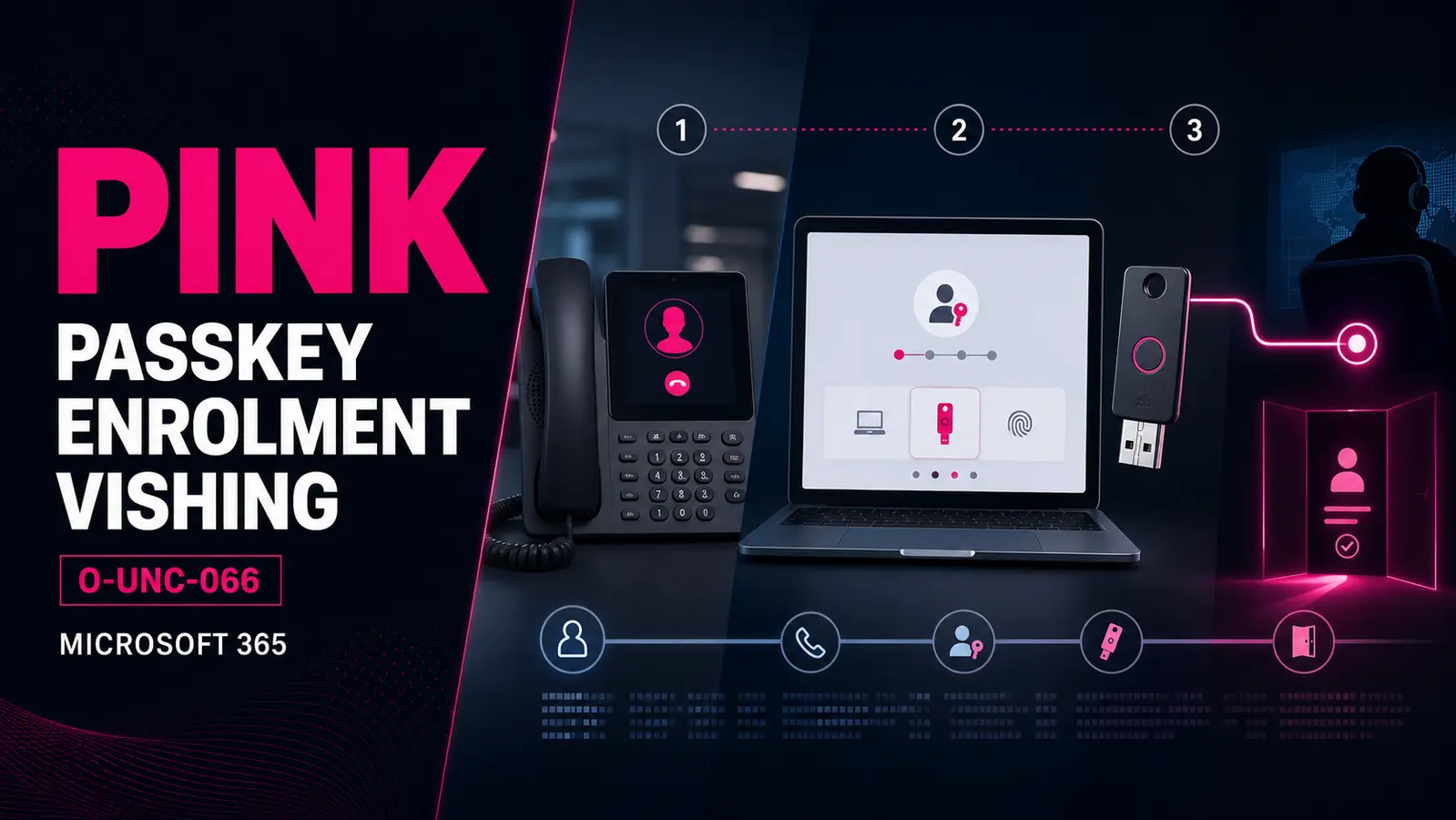 Pink vishing secuestro passkey